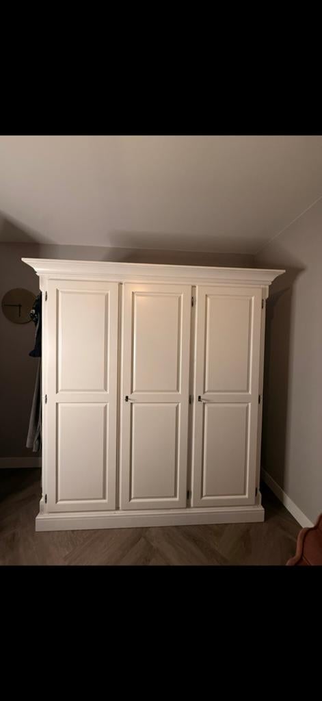 Witte kleding kast, Ophalen, 50 tot 75 cm, 150 tot 200 cm