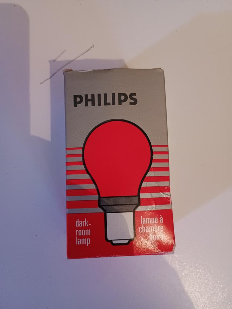 Vintage Philips Dark Room Lamp / Doka Lamp in originele doos, Audio, Tv en Foto, Fotografie | Doka Toebehoren, Ophalen of Verzenden