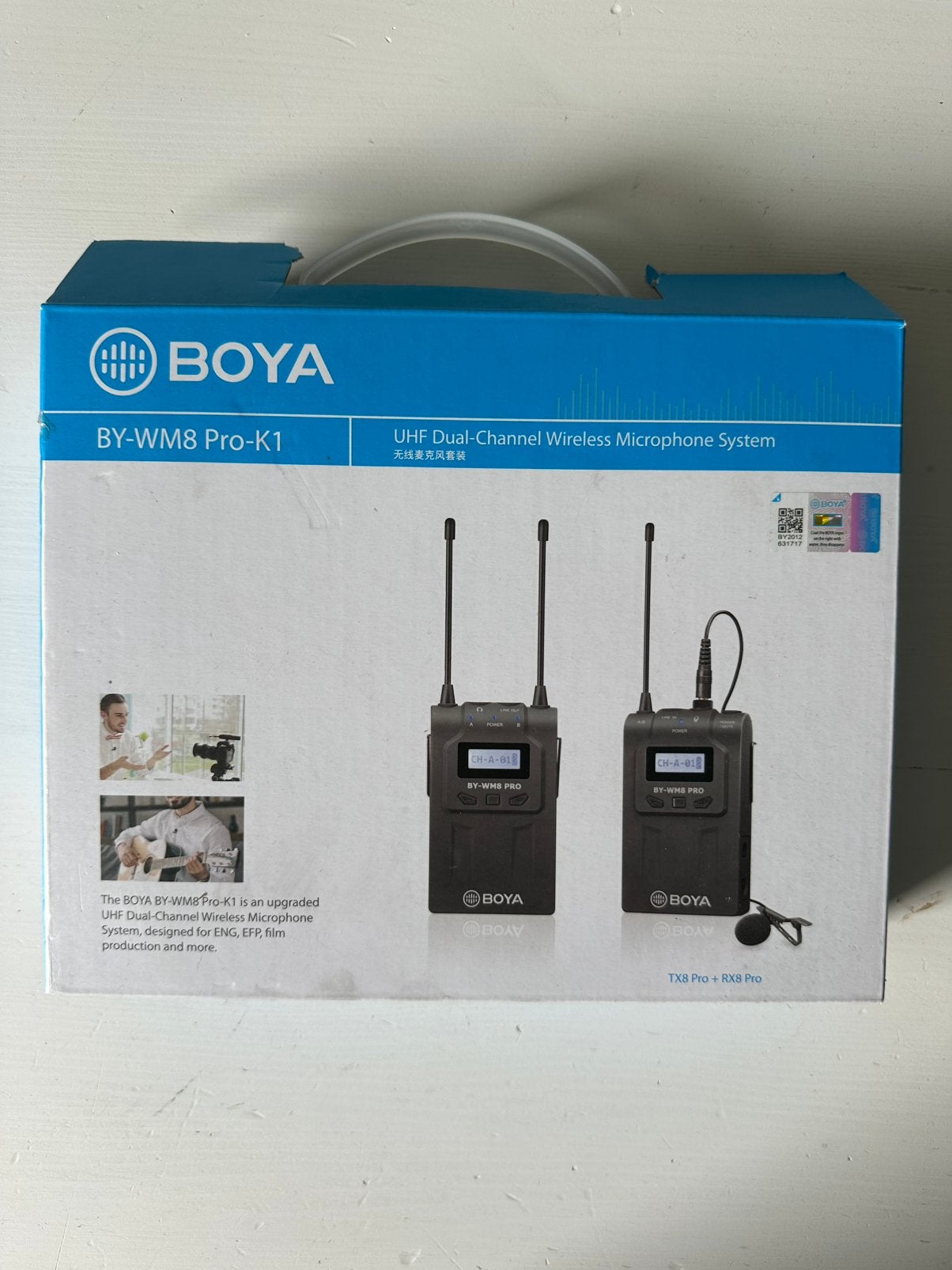 Boya BY-WM8 Pro K1 microfoon, Muziek en Instrumenten, Microfoons, Ophalen of Verzenden, Nieuw