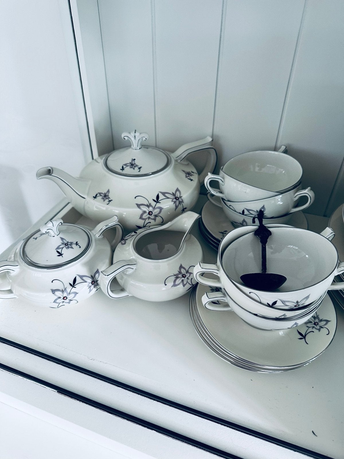 Vintage MZ Altrohlau theeservies uit 1960, Antiek en Kunst, Ophalen