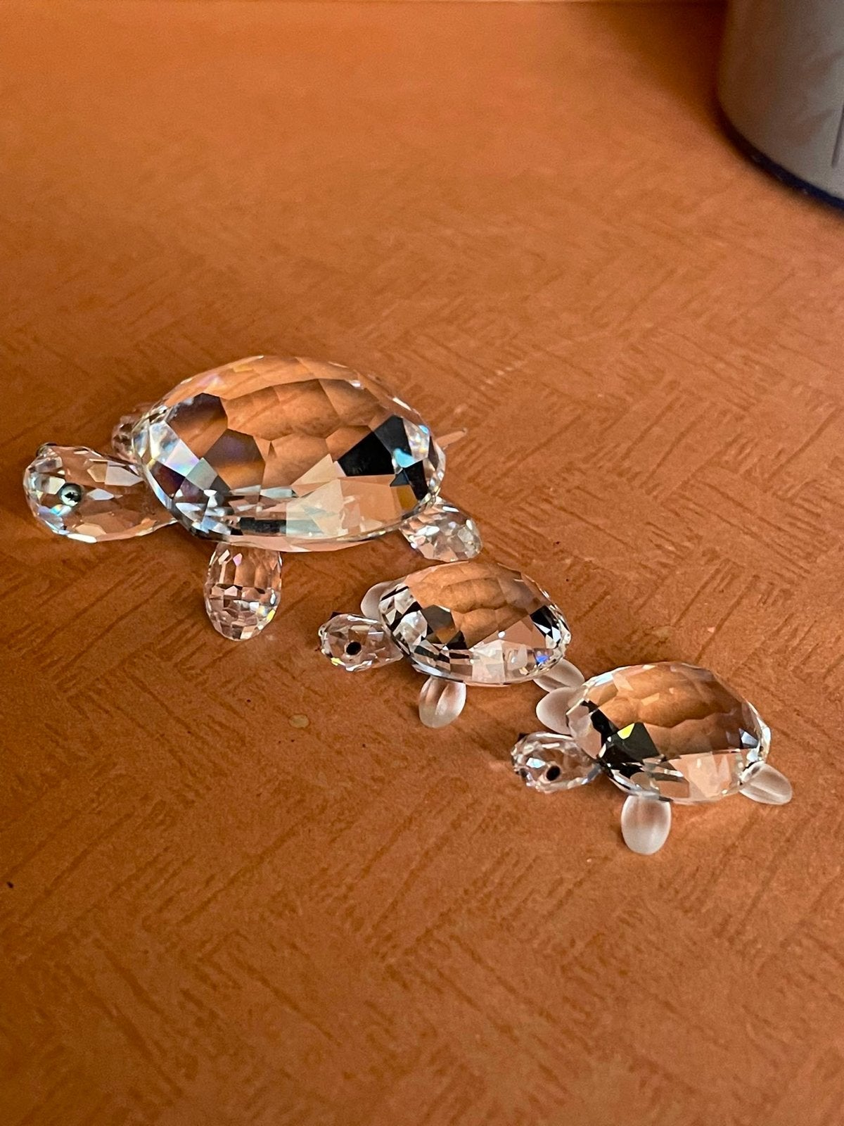 Swarovski kristallen schildpadden familie, Ophalen of Verzenden, Nieuw, Figuurtje