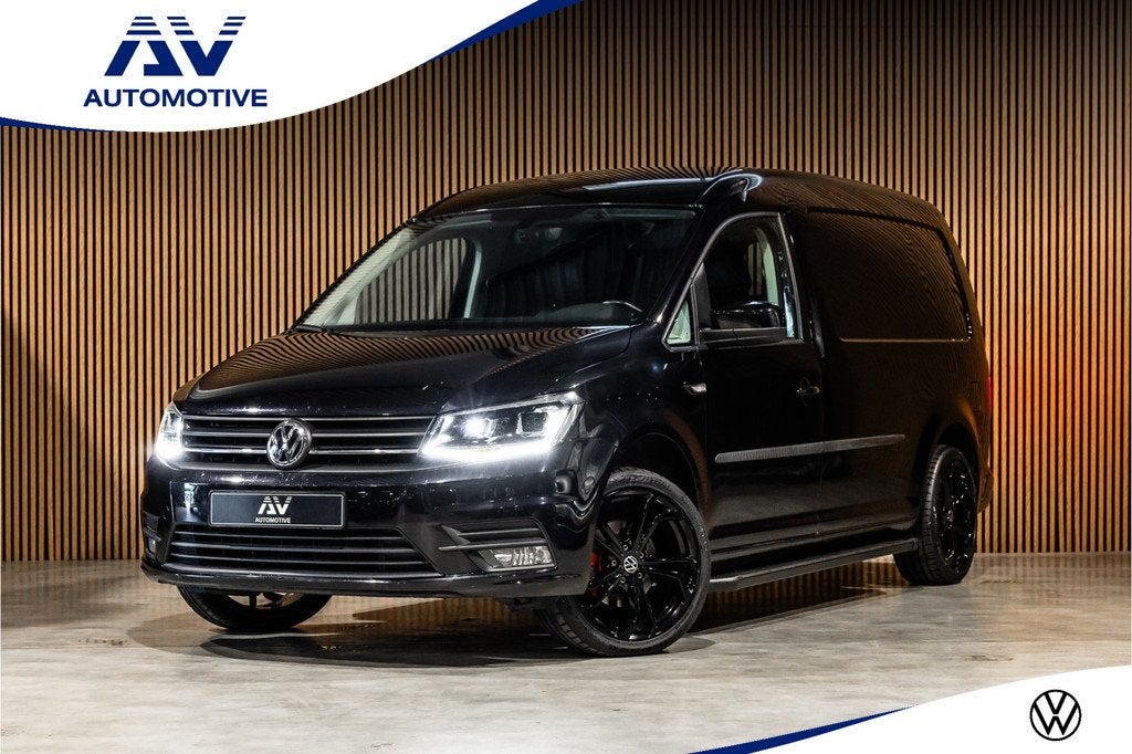 Volkswagen Caddy 2.0 TDI L2H1 Maxi C-Edition | ACC | Bi-Xeno, Automatische klimaatregeling, Gebruikt, 4 cilinders, Zwart