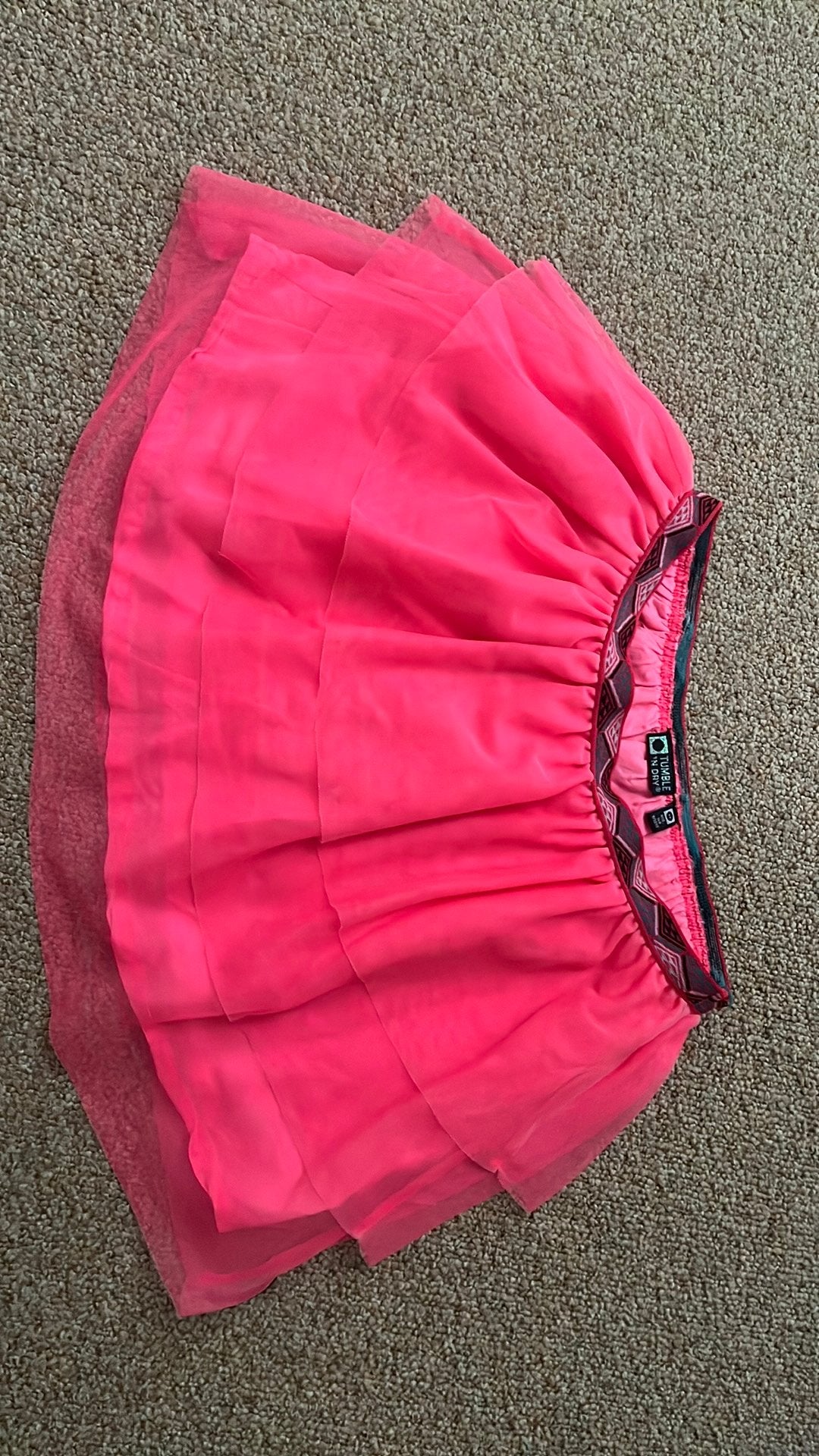 Rokje roze tule tumble n dry zgan 140, Ophalen of Verzenden, Zo goed als nieuw, Meisje, Jurk of Rok