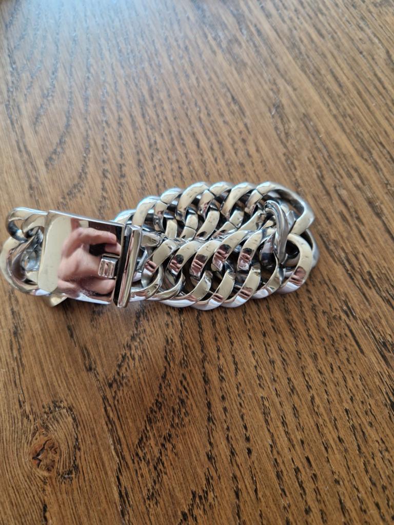 Stainless steel armband, Sieraden, Tassen en Uiterlijk, Armbanden, Ophalen of Verzenden