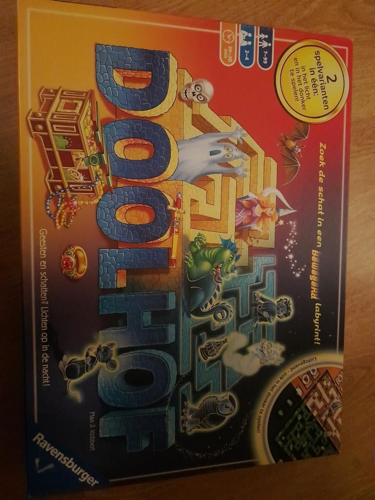 Doolhof, Hobby en Vrije tijd, Gezelschapsspellen | Bordspellen, Zo goed als nieuw, Ophalen of Verzenden
