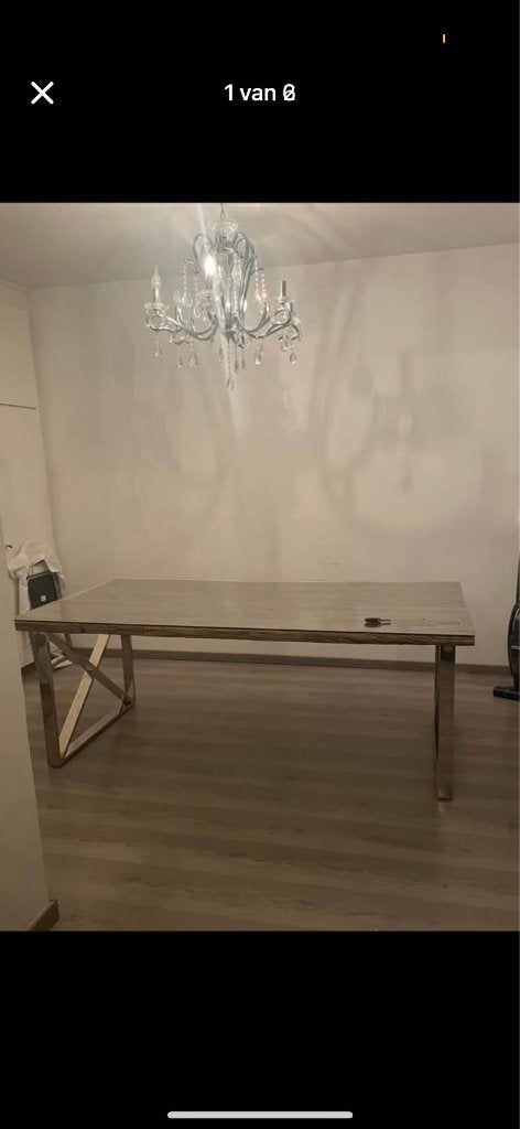 Eethoek tafel, Ophalen, 100 tot 150 cm, Vijf personen of meer, 200 cm of meer