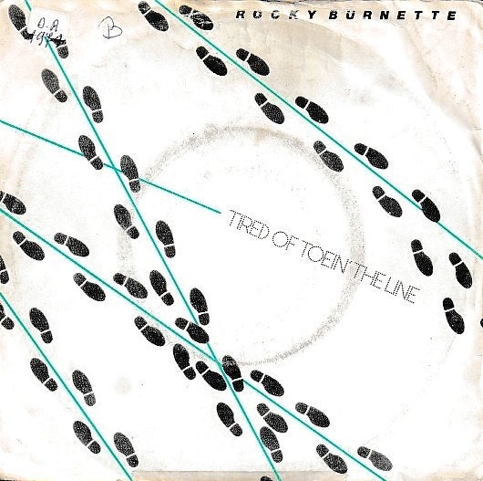 Rocky Burnette - Tred of toein' the line, Cd's en Dvd's, Vinyl Singles, Ophalen of Verzenden, Gebruikt, 7 inch, Pop