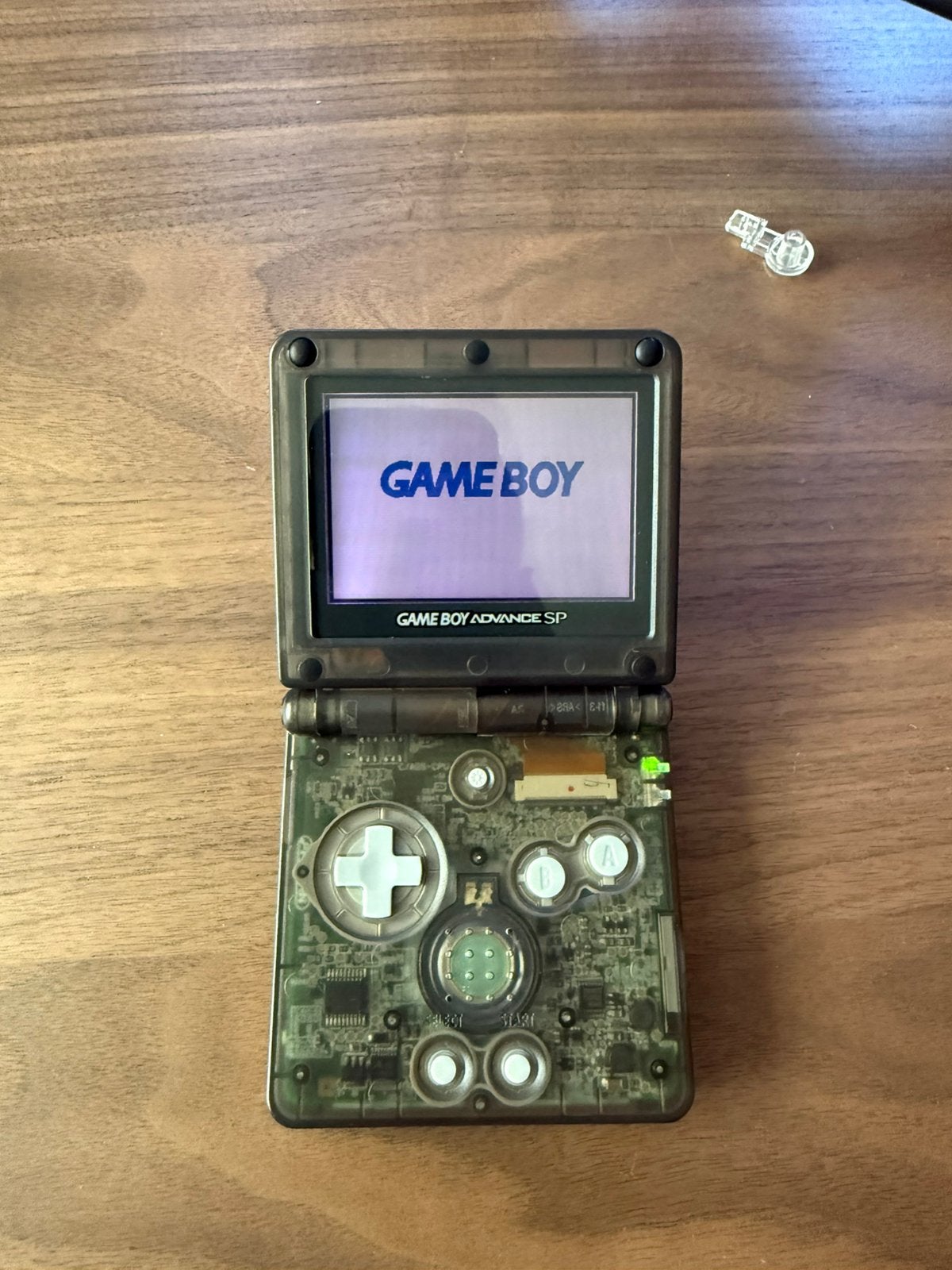 Game boy advance SP - grijs, Ophalen of Verzenden, Zo goed als nieuw, Game Boy Advance