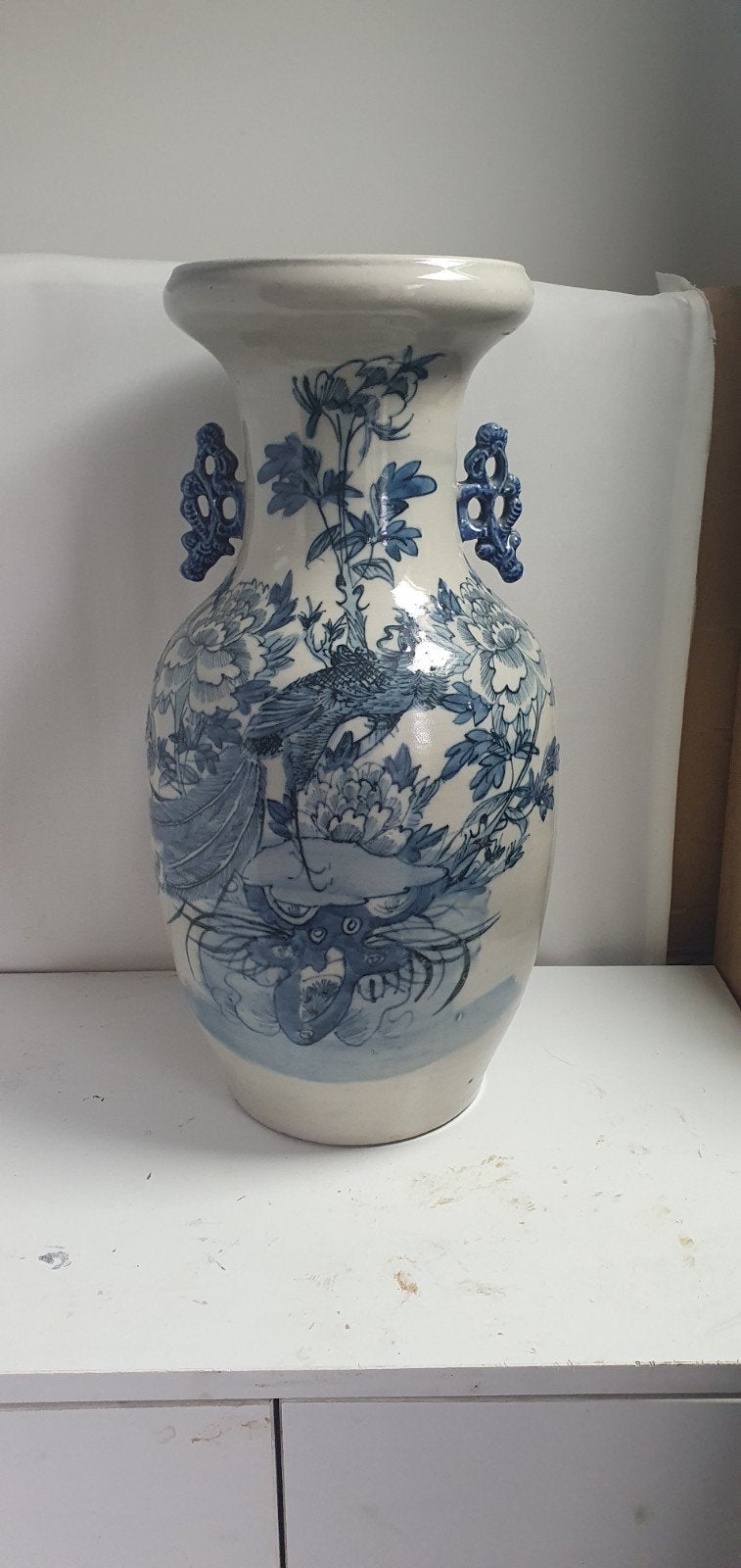 chinees vaas groot, Antiek en Kunst, Antiek | Porselein, Ophalen of Verzenden