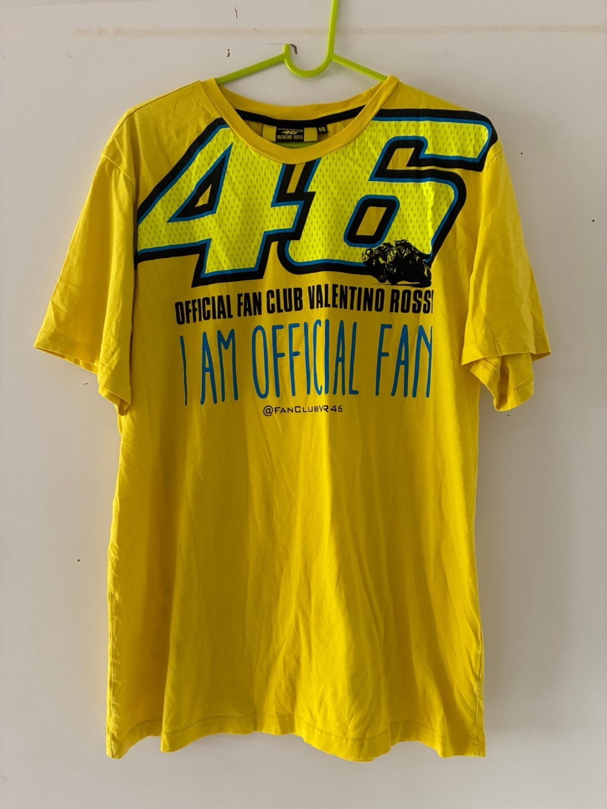 Origineel geel Valentino Rossi  Fan Club T-shirt maat L, Ophalen of Verzenden, Nieuw zonder kaartje, Heren, Overige typen