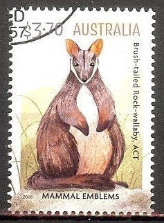 669 Australië 2026 Mammals Emblems II, Ophalen of Verzenden, Gestempeld