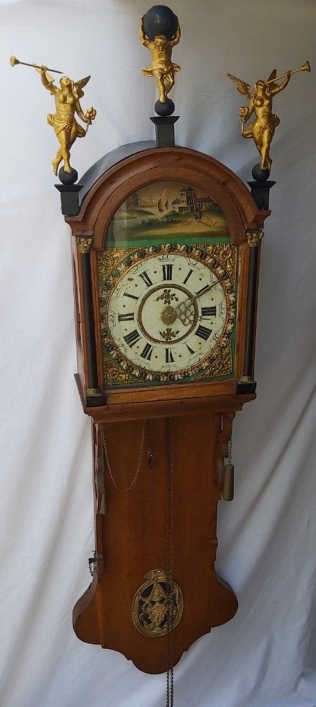 antieke friese staartklok +-1860, Ophalen
