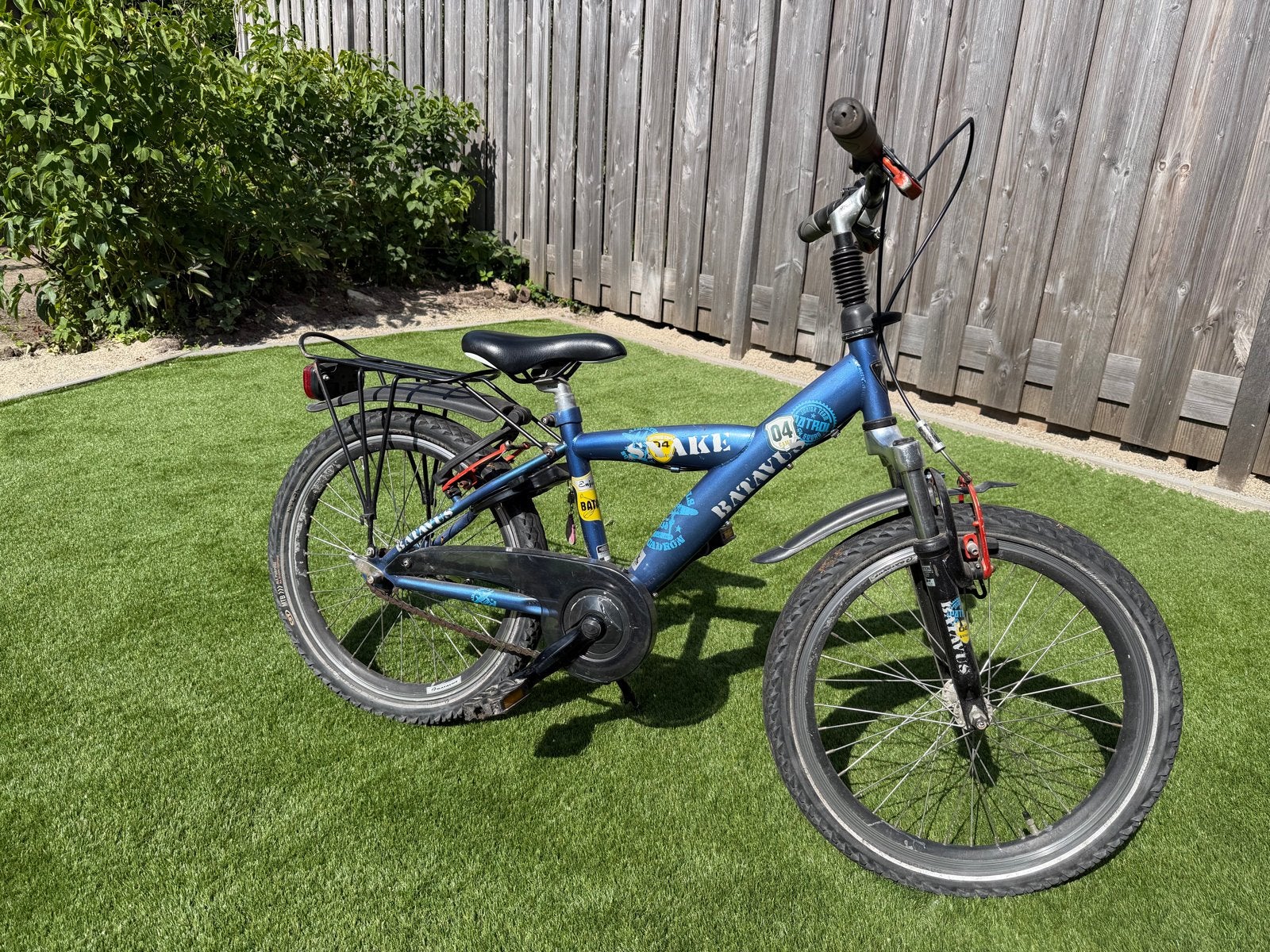 Batavus kinderfiets 20 inch, Ophalen, Gebruikt, Velgrem, 20 inch of meer