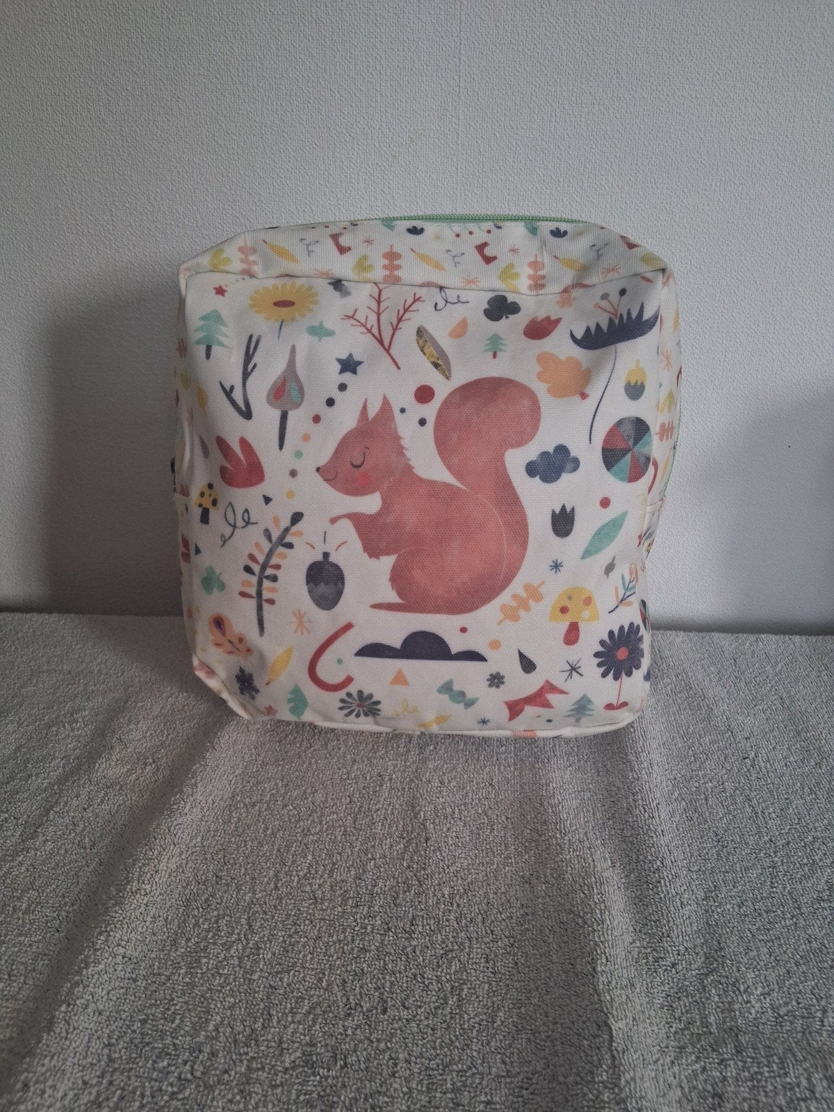 Leuke kinderrugzak met eekhoornprint, Gebruikt, Overige kleuren, Rugtas, Ophalen of Verzenden