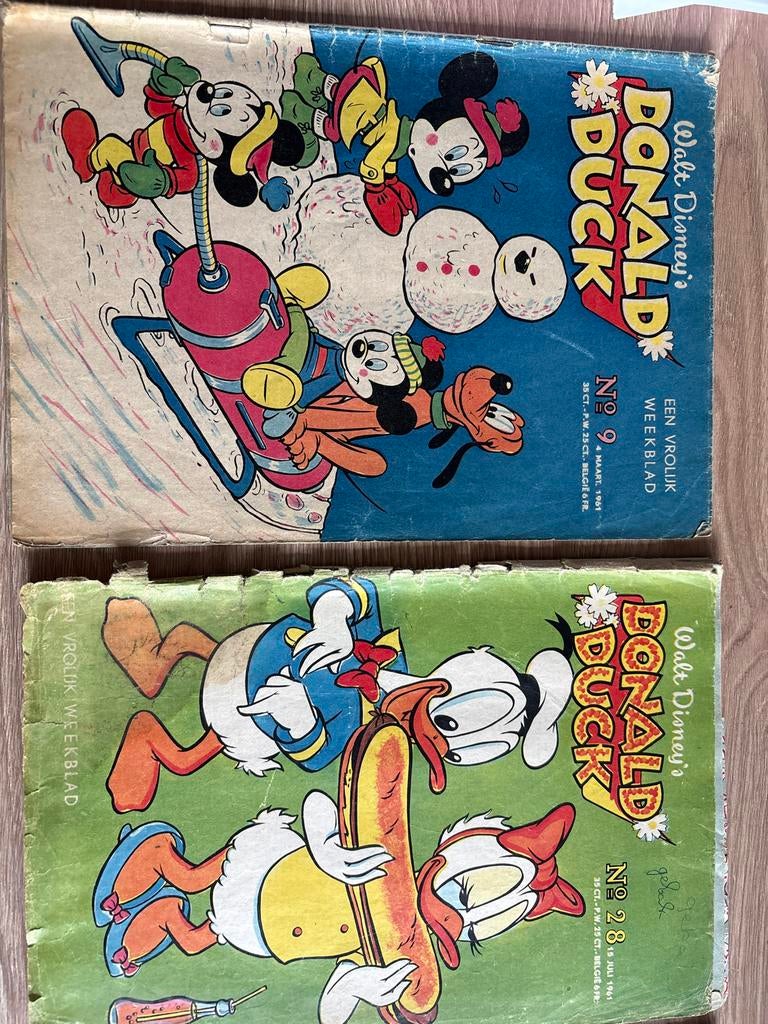 Donald Duck weekbladen uit 1961, Boeken, Meerdere stripboeken, Ophalen of Verzenden, Gelezen