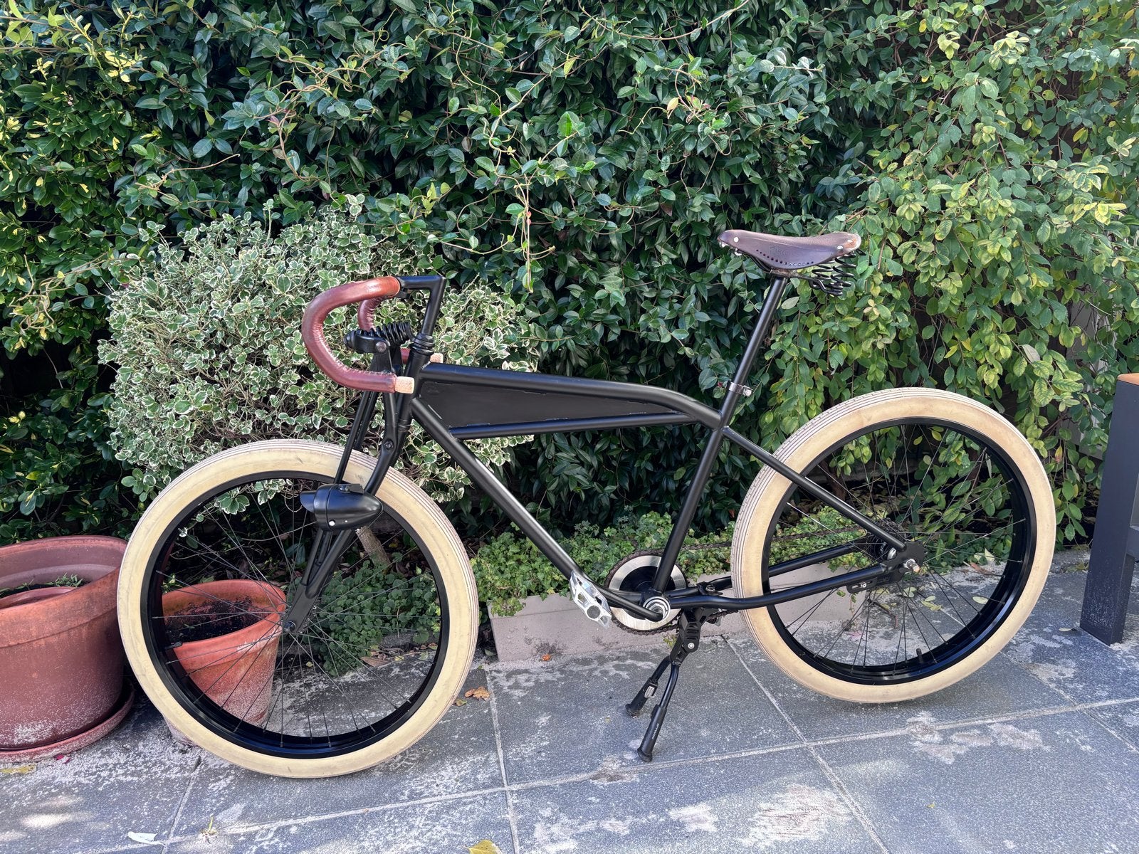 Unieke custom Nirve B-1 cruiser met 2 versnellingen, Fietsen en Brommers, Terugtraprem, Gebruikt, Versnellingen, Ophalen