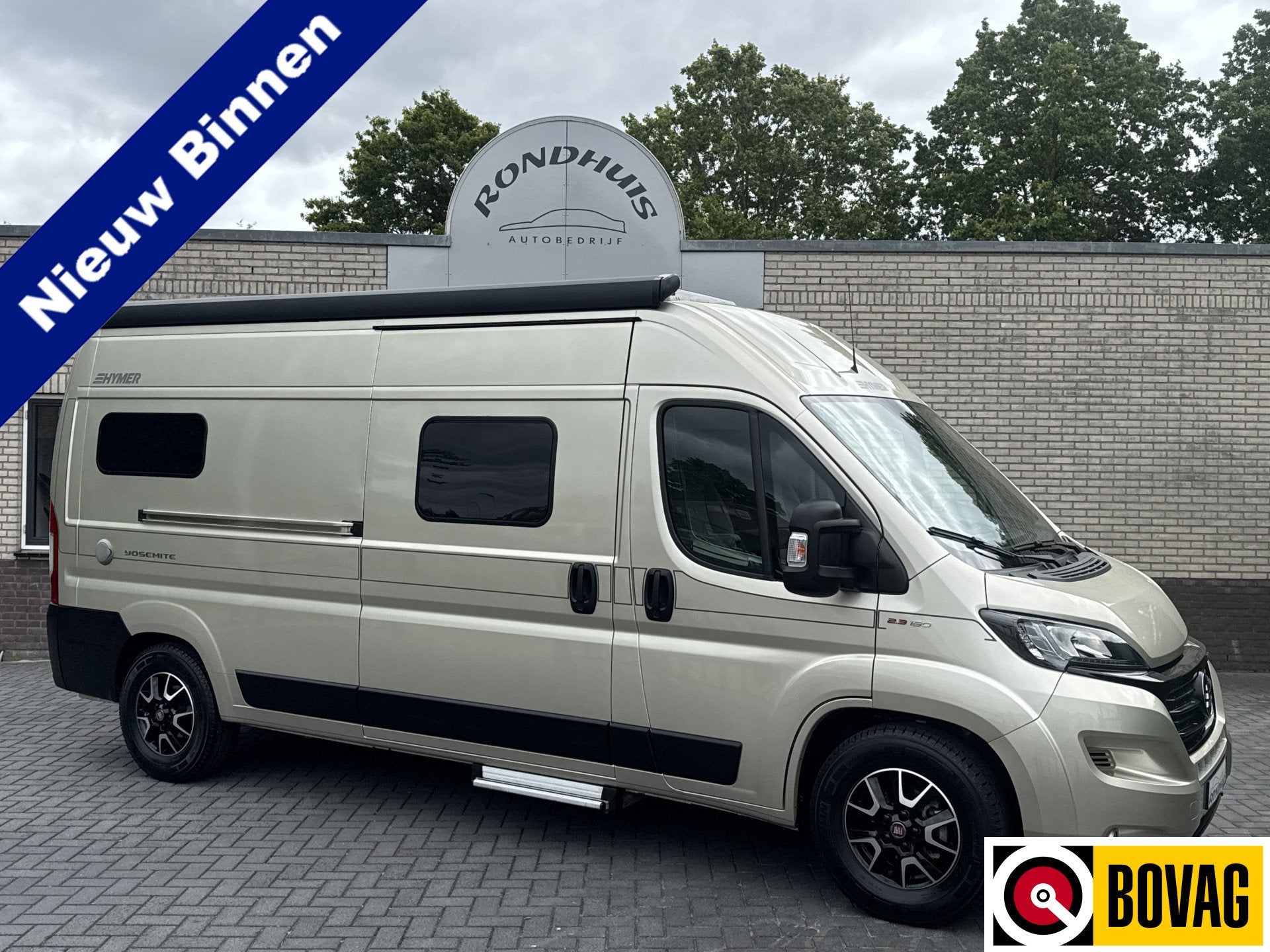 Hymer Yosemite 600 LENGTEBEDDEN 160 pk Euro6 Fiat Ducato *Un, Caravans en Kamperen, Campers, Automaat, Buscamper of Camperbus