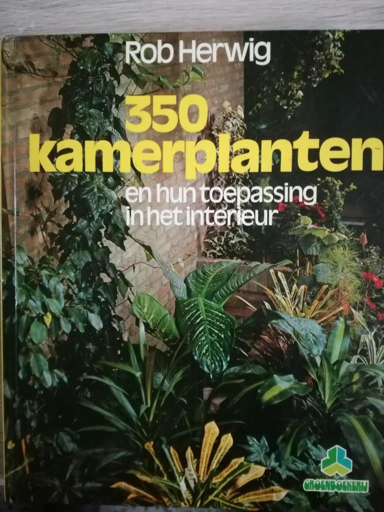 Boek:350 Kamerplanten van Rob Herwig., Ophalen of Verzenden, Zo goed als nieuw, Rob Herwig, Kamerplanten
