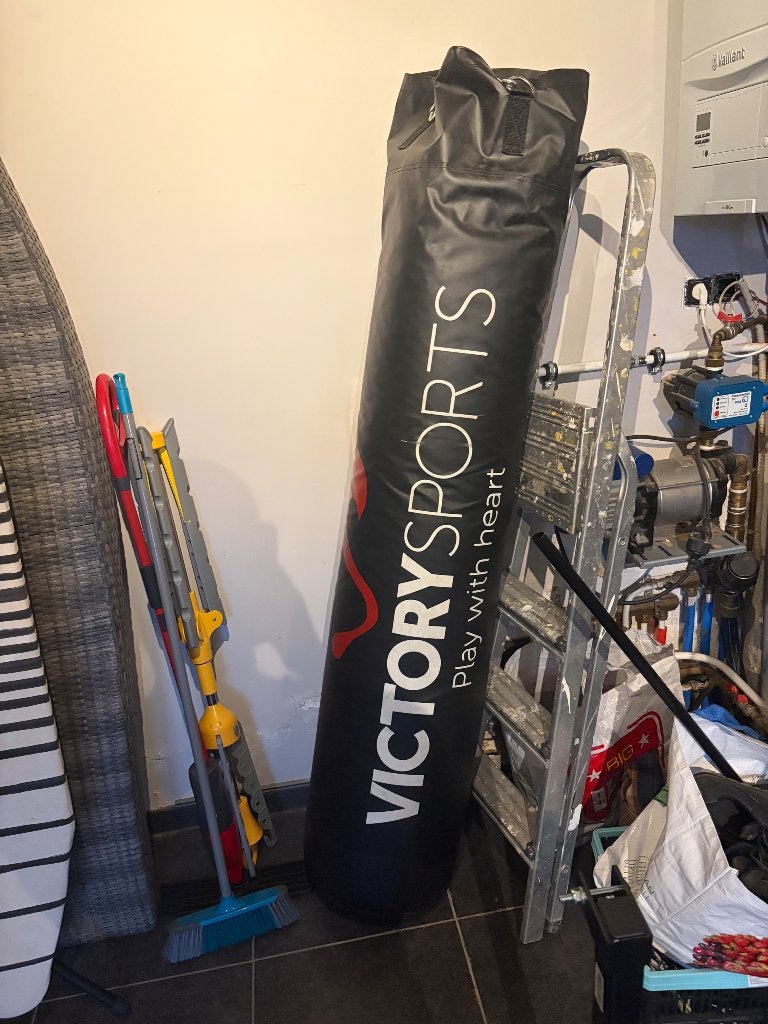 Boks set!! Professionele Bokszak + nieuwe drager, Ophalen, Zo goed als nieuw, Bokszak