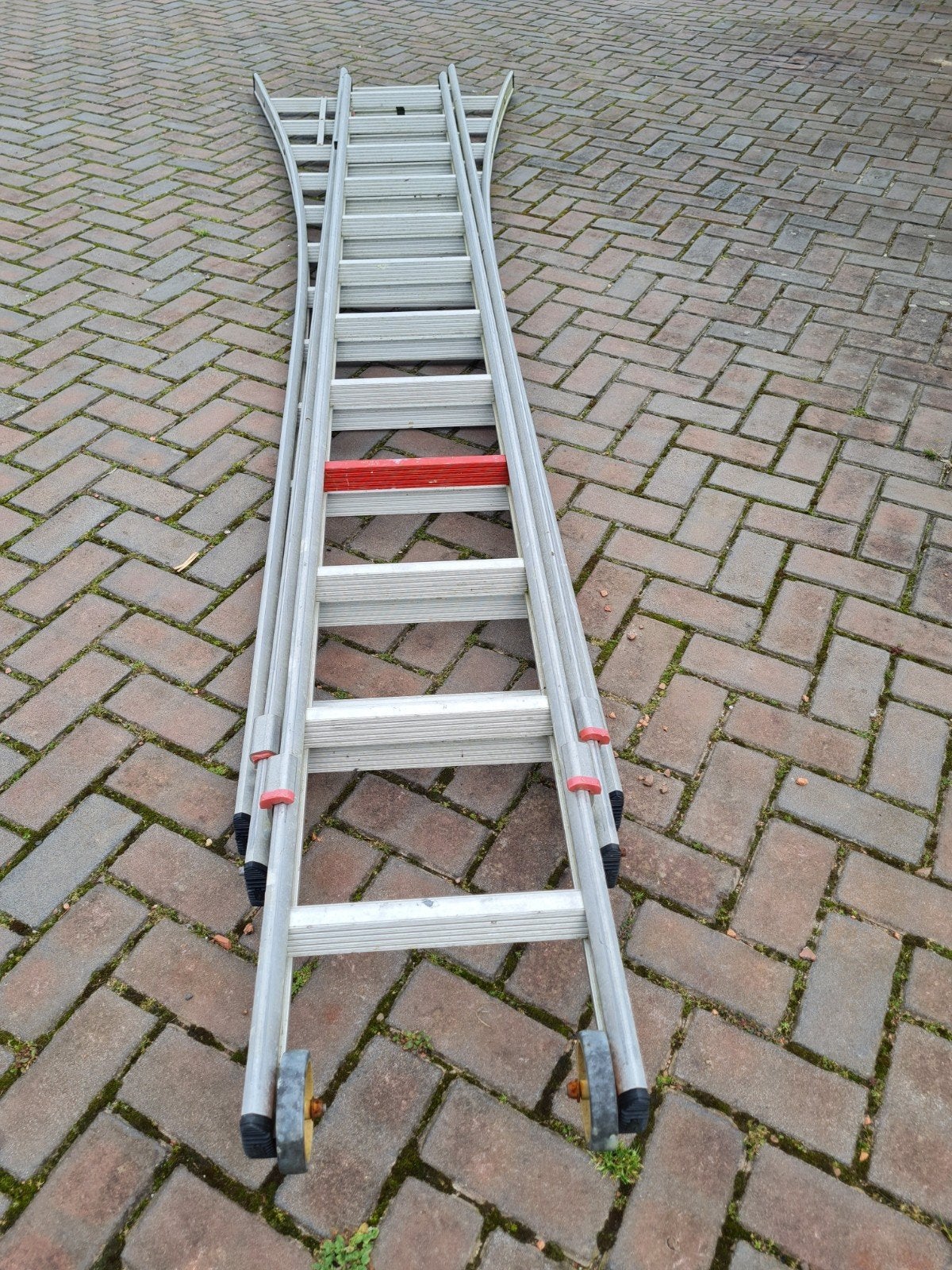 Altrex ladder Nevada 3 x 12 treden, Ophalen, Gebruikt, Ladder, 4 meter of meer