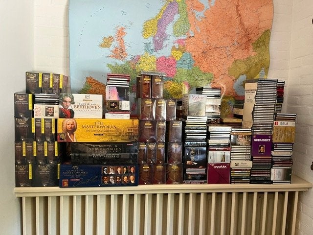 Grote collectie klassieke CD 's, Ophalen, Classicisme, Zo goed als nieuw, Overige typen
