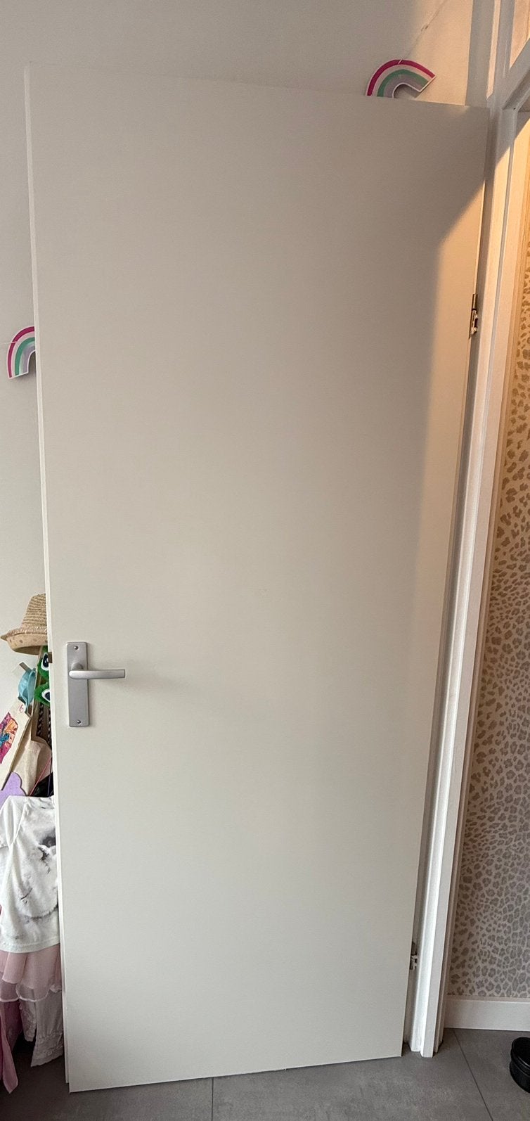 Witte binnendeur 830 x 2115, Ophalen, Zo goed als nieuw, Binnendeur, 200 tot 215 cm