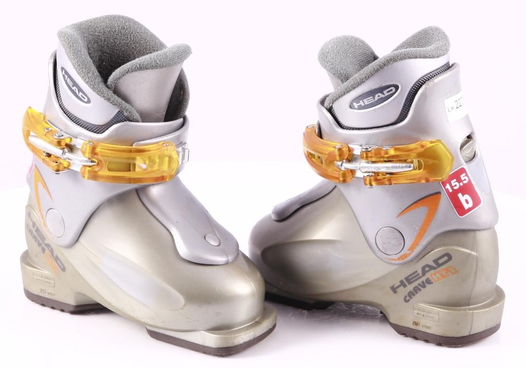 25 25,5 EU kinder skischoenen HEAD CARVE HT1, grey, 160 tot 180 cm, Gebruikt, Schoenen, Ophalen of Verzenden