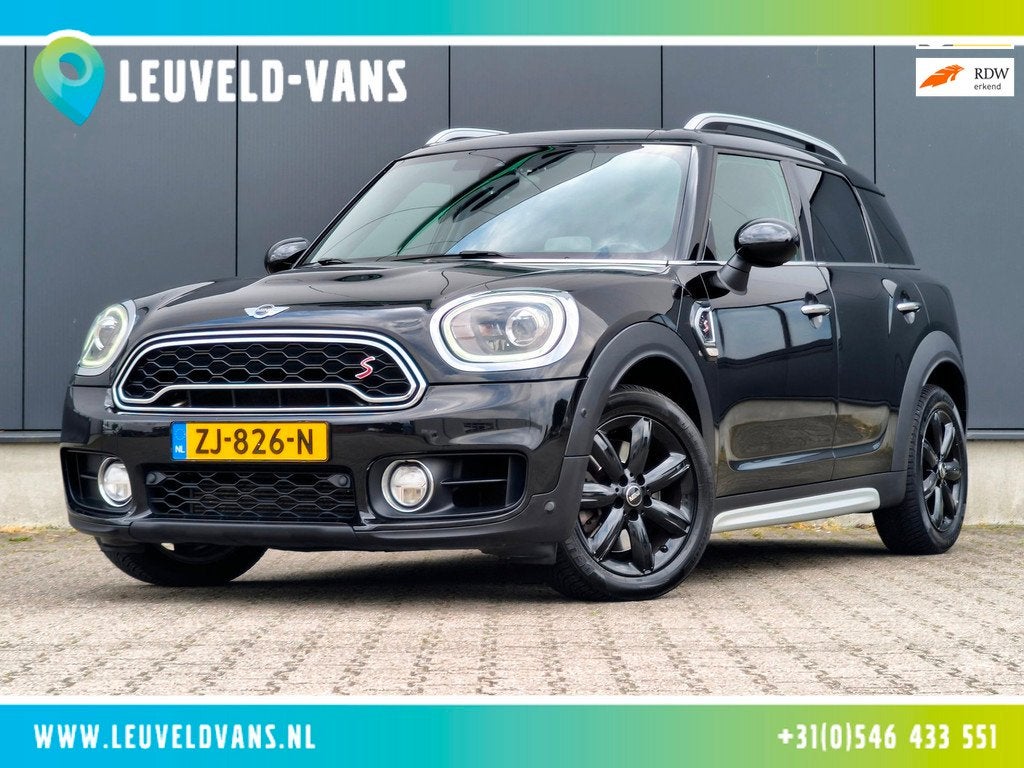 Mini Countryman 2.0 COOPER S CHILI 192PK PANODAK LEER PDC CL, Auto's, Gebruikt, 1435 kg, Zwart, Leder