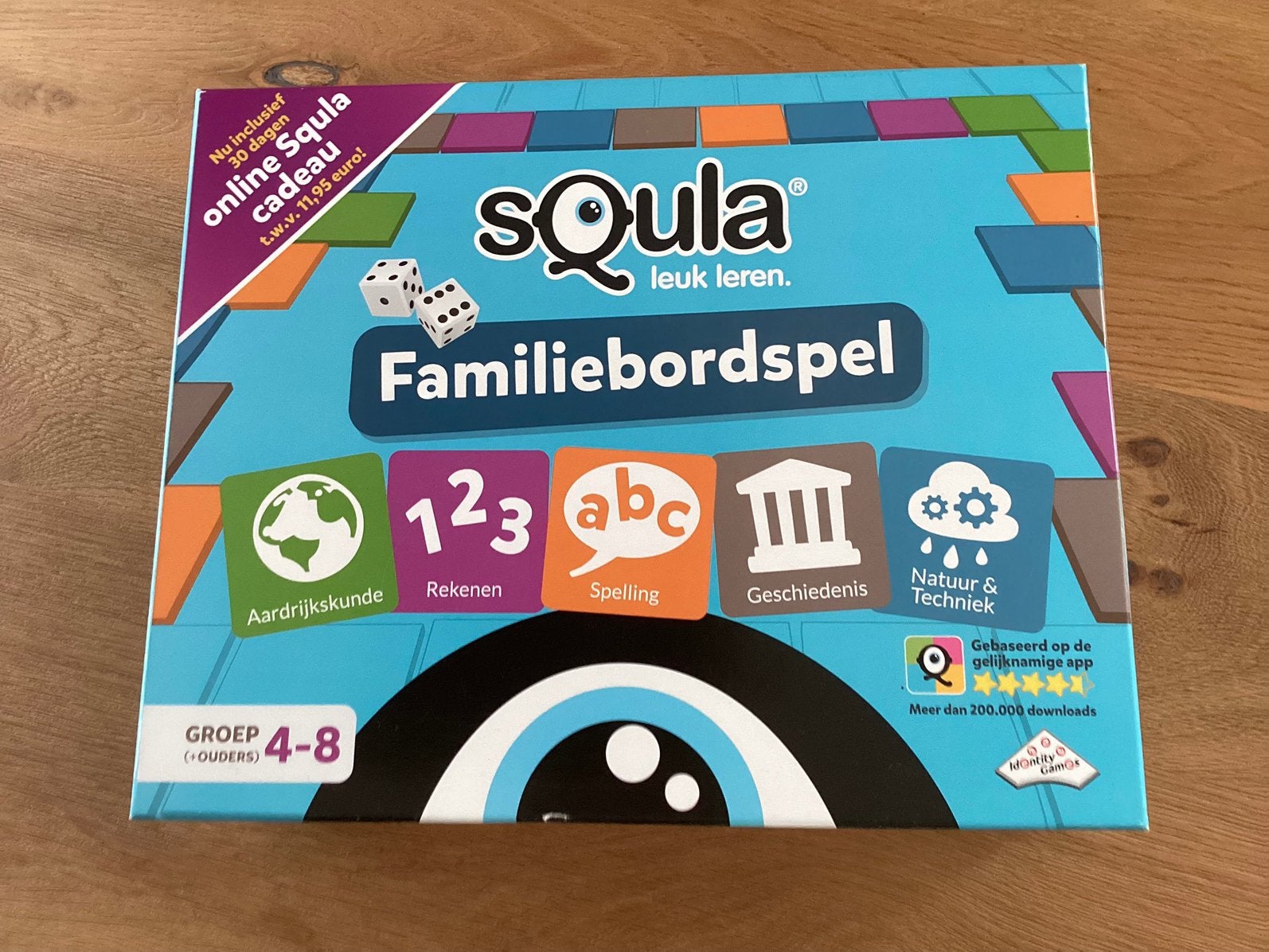 Squla bordspel, Ophalen, Zo goed als nieuw