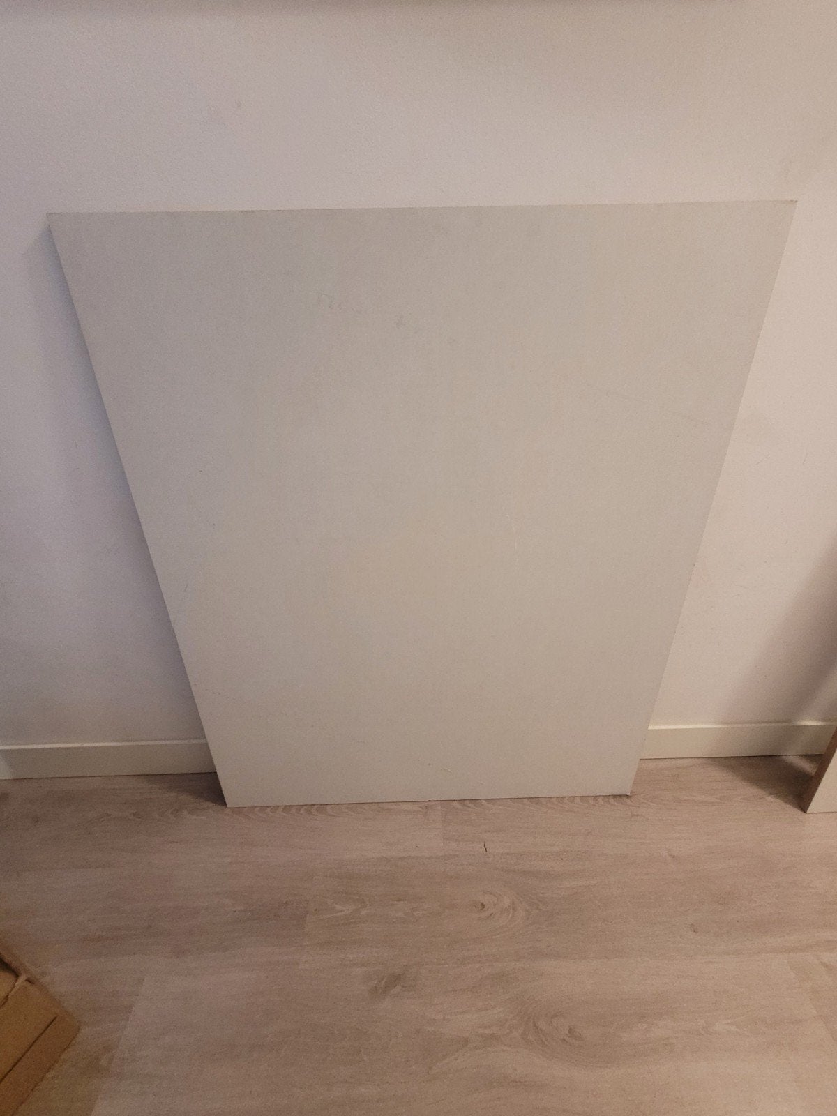 Overgebleven Mdf met witte lakdraagfolie, Doe-het-zelf en Verbouw, Platen en Panelen, Ophalen, Gebruikt, Overige materialen, Minder dan 20 mm