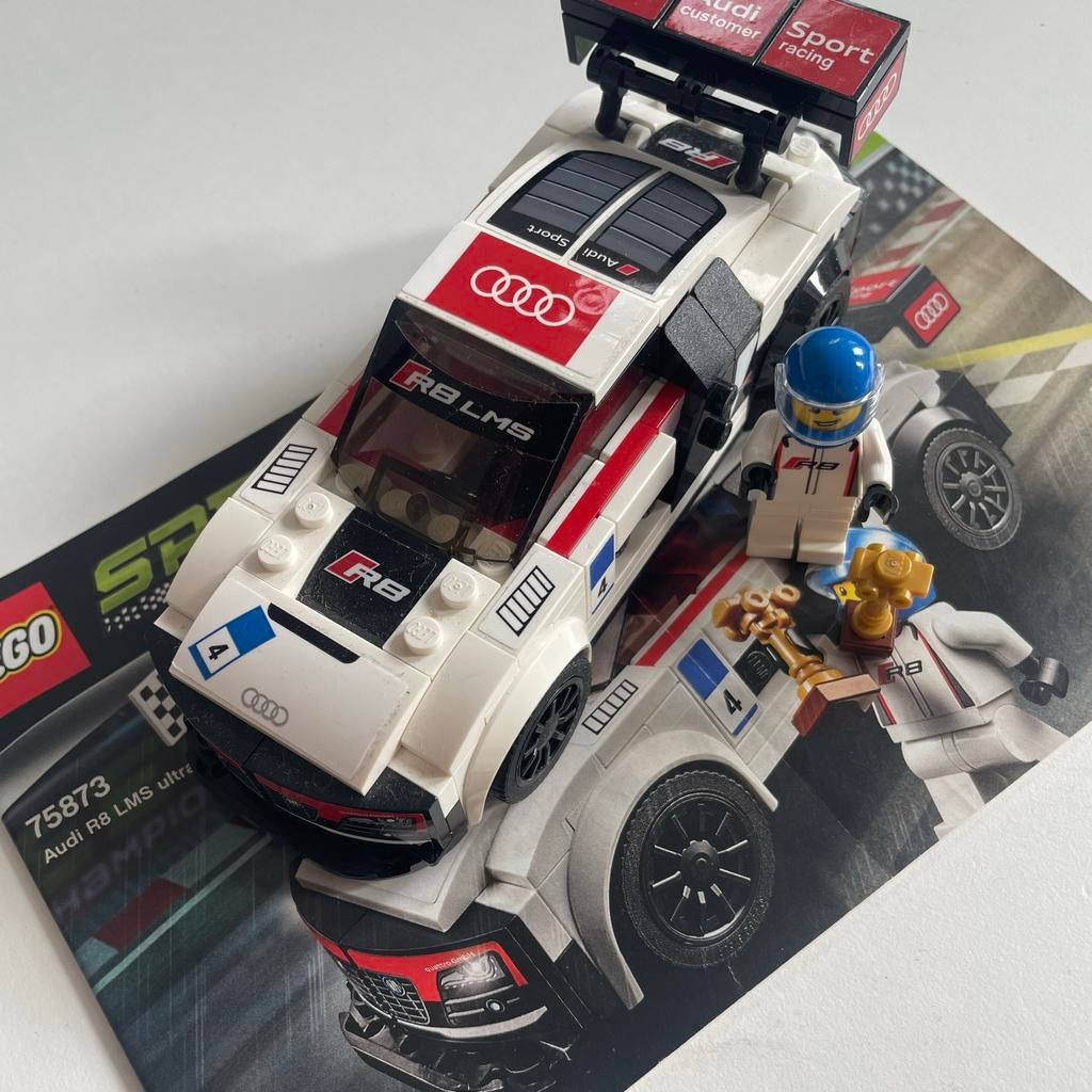 Lego Speed Champions Audi R8 LMS (75873) met minifiguur, Verzenden, Zo goed als nieuw, Complete set, Lego