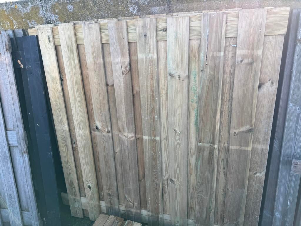 2 en een halve schutting nagenoeg nieuw!, Tuin en Terras, Ophalen, 1 tot 2 meter, 6 meter of meer, Zo goed als nieuw