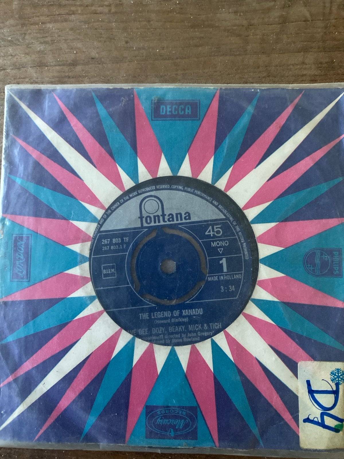Dave Dee, Dozy, Beaky, Mick & Tich - The Legend of Xanadu, Gebruikt, 7 inch, Ophalen of Verzenden, Pop