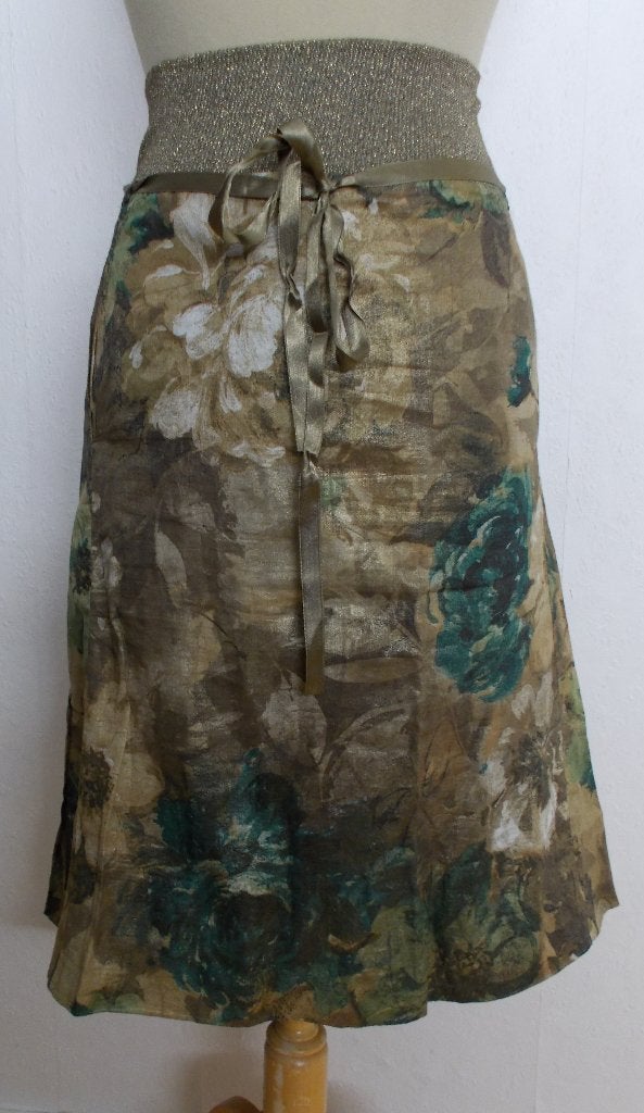 Mooie katoenen print rok van Bandolera! 42, Bruin, Verzenden, Maat 42/44 (L), Zo goed als nieuw