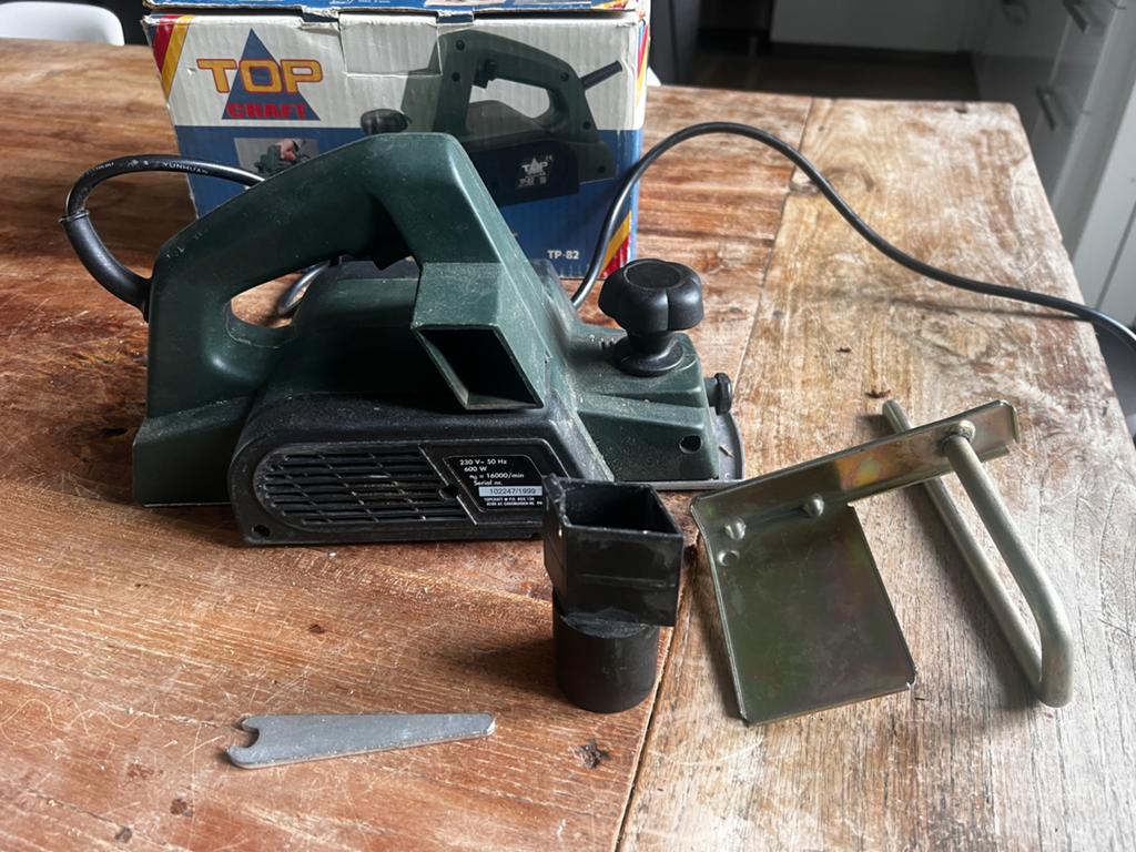 Top Craft handschaafmachine TP-S2, Ophalen of Verzenden, Zo goed als nieuw, Elektrisch