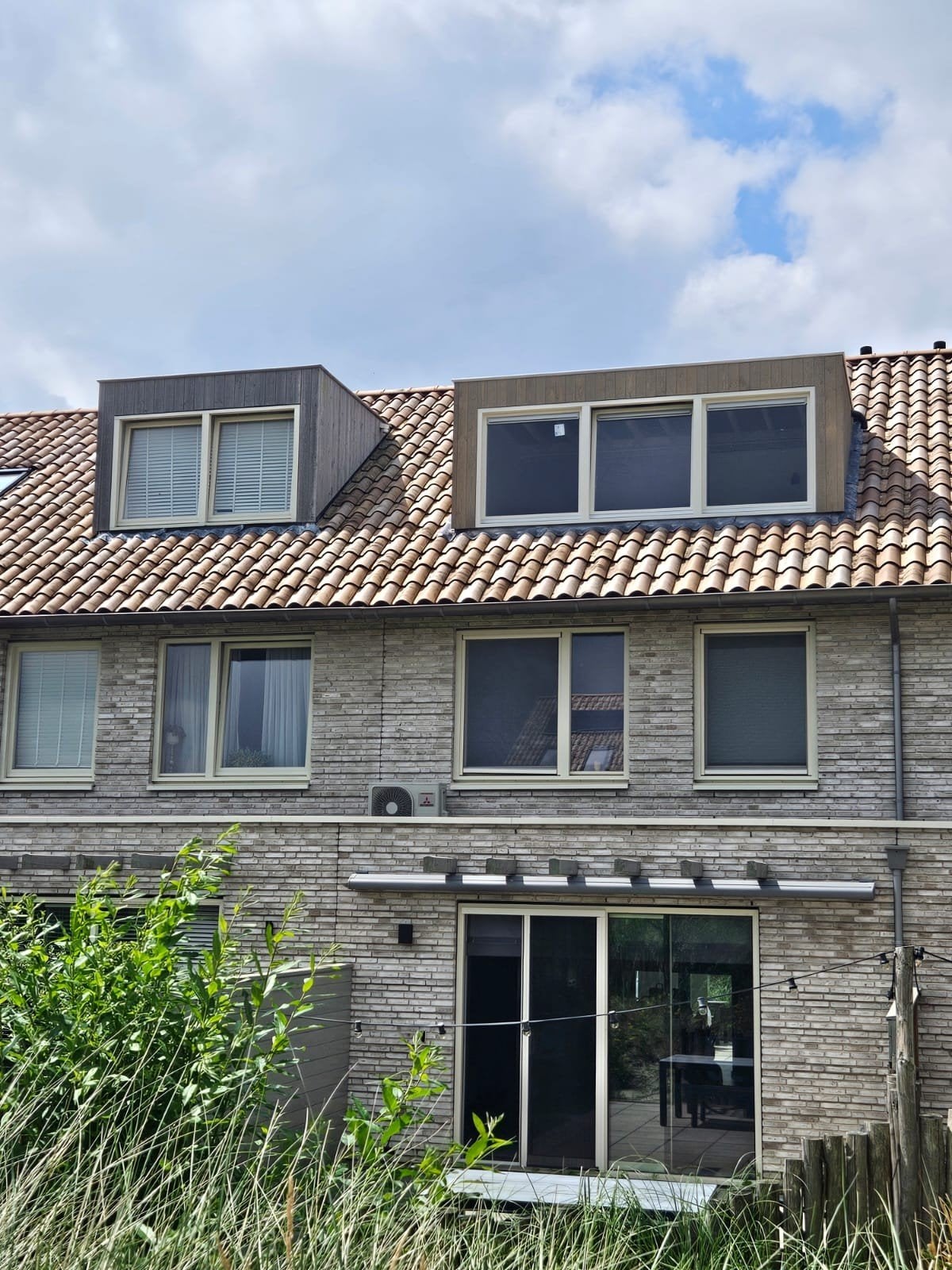 Elektrisch Balero Zonnescherm 5x3m Stargrey RAL9007 Somfy IO, Ophalen, 450 cm of meer, Nieuw, Elektrisch