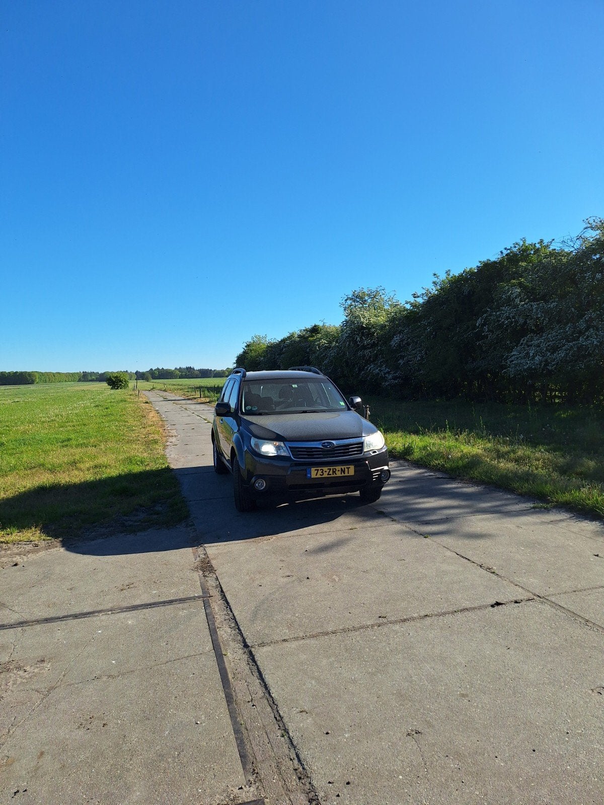 Subaru Forester 2.0 AWD AUT 2008 Zwart APK 06-2027, Auto's, Subaru, Stof, Zwart, 4 cilinders, 150 pk