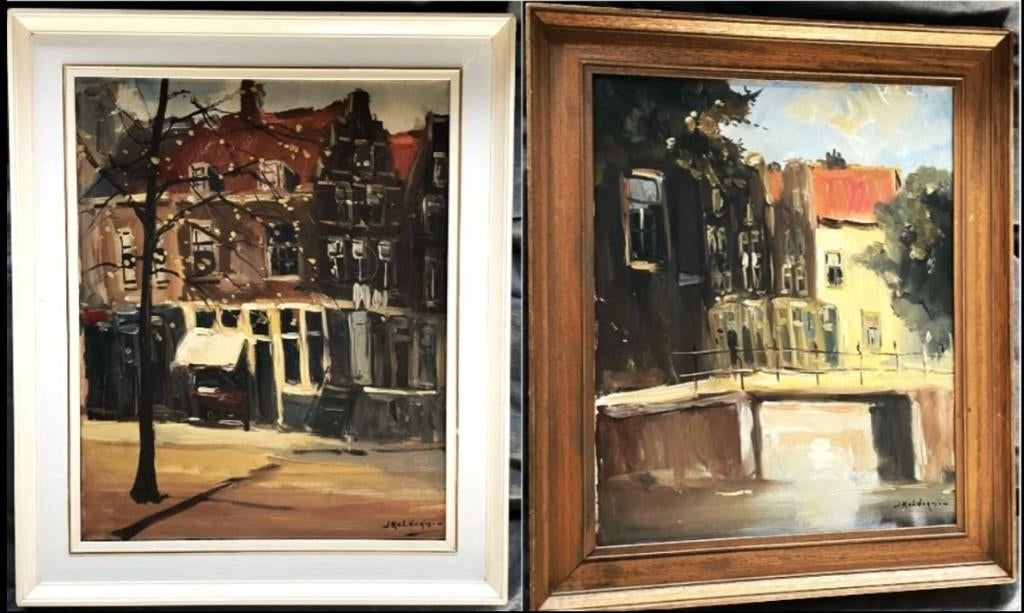 Jan Kelderman (1914-1990) - Amsterdam, Antiek en Kunst, Ophalen of Verzenden