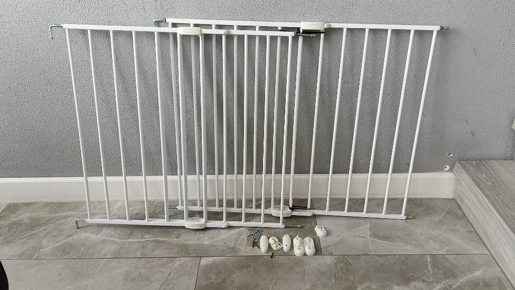 Noma traphekjes, Veiligheidshekje 2 stuks, Kinderen en Baby's, Traphekjes, Ophalen, Gebruikt, Klemhekje, Metaal of IJzer