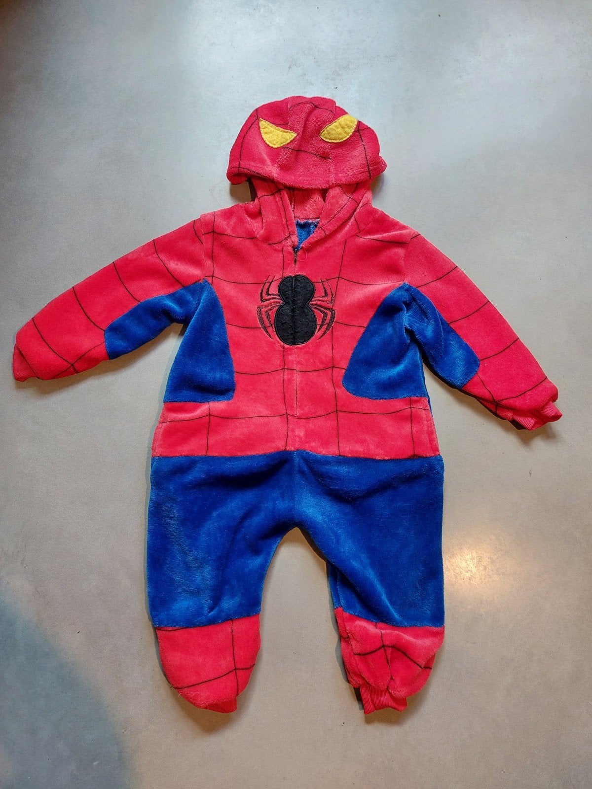 Spiderman onesie/verkleedpak, Ophalen of Verzenden, 104 of kleiner, Jongen of Meisje