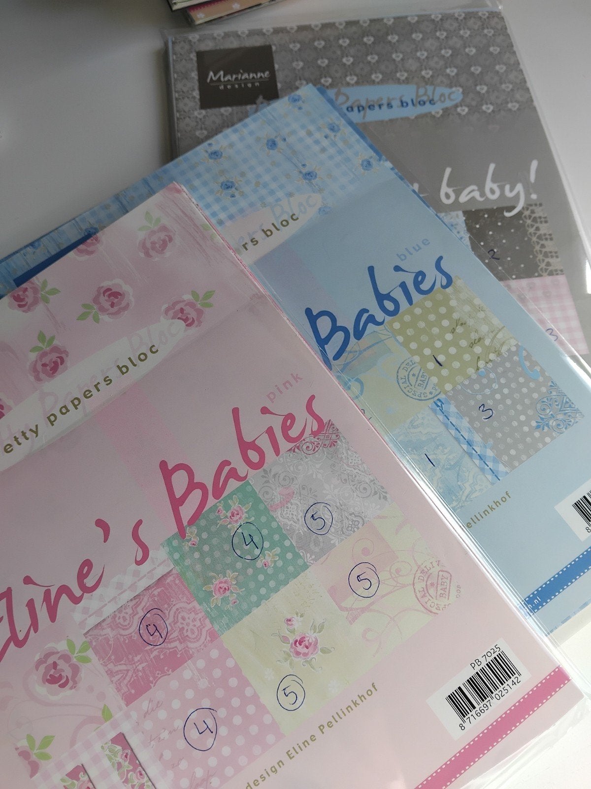 marianne design pretty papers bloc, Hobby en Vrije tijd, Ophalen of Verzenden, Nieuw, Papier of Karton