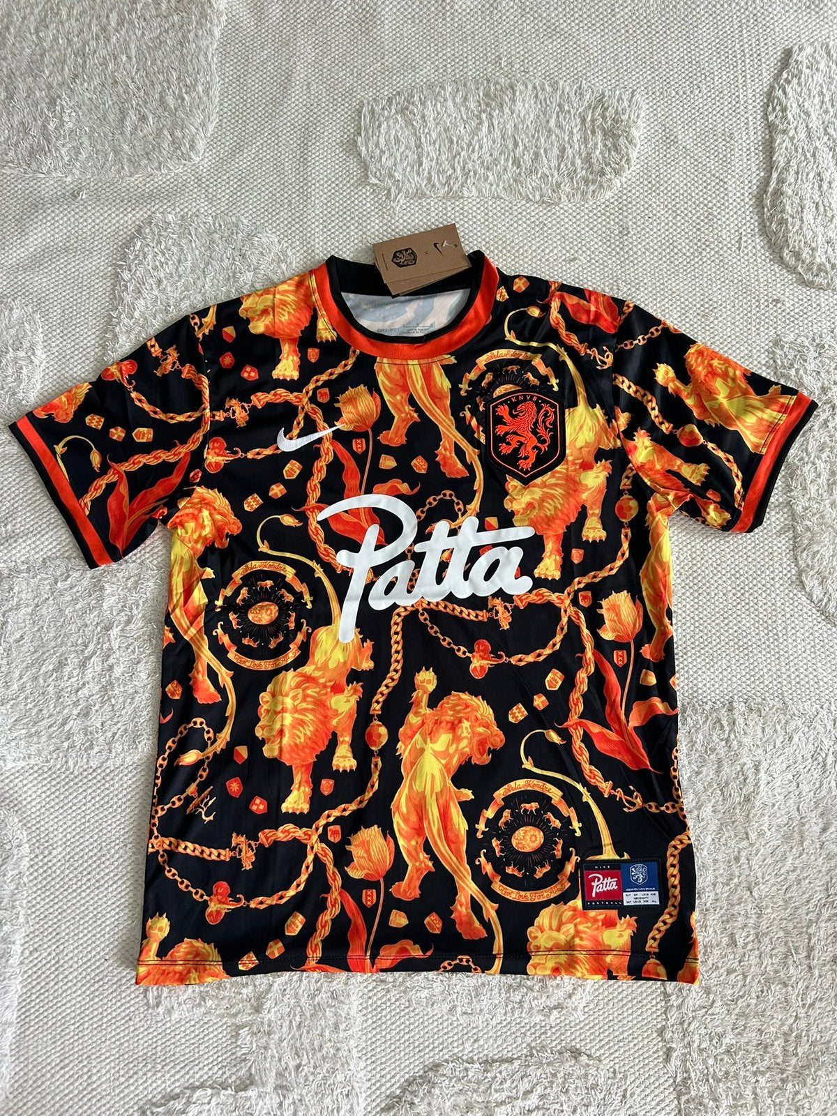 Patta wk shirt, Sport en Fitness, Maat L, Ophalen of Verzenden, Nieuw, Shirt