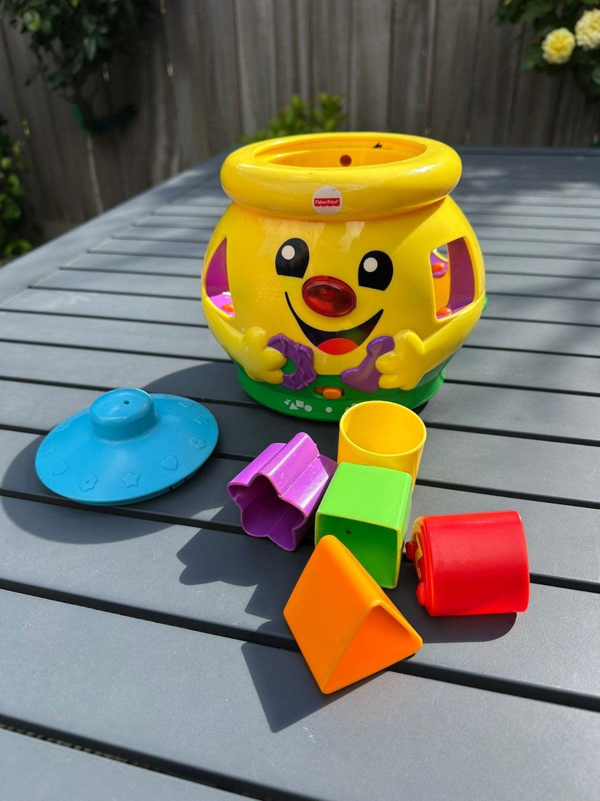 Vintage Fisher price, laugh & learn cookie shape shorter, Ophalen of Verzenden, Zo goed als nieuw, Speelset