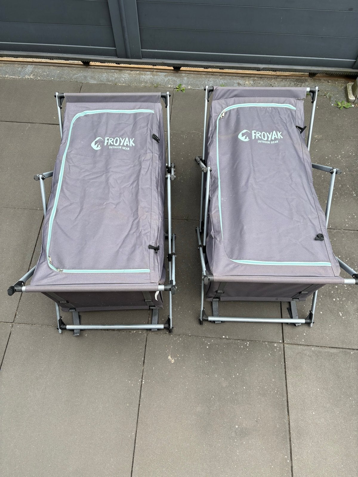 2x Froyak Outdoor Gear Opvouwbare Campingkasten, Ophalen, Gebruikt