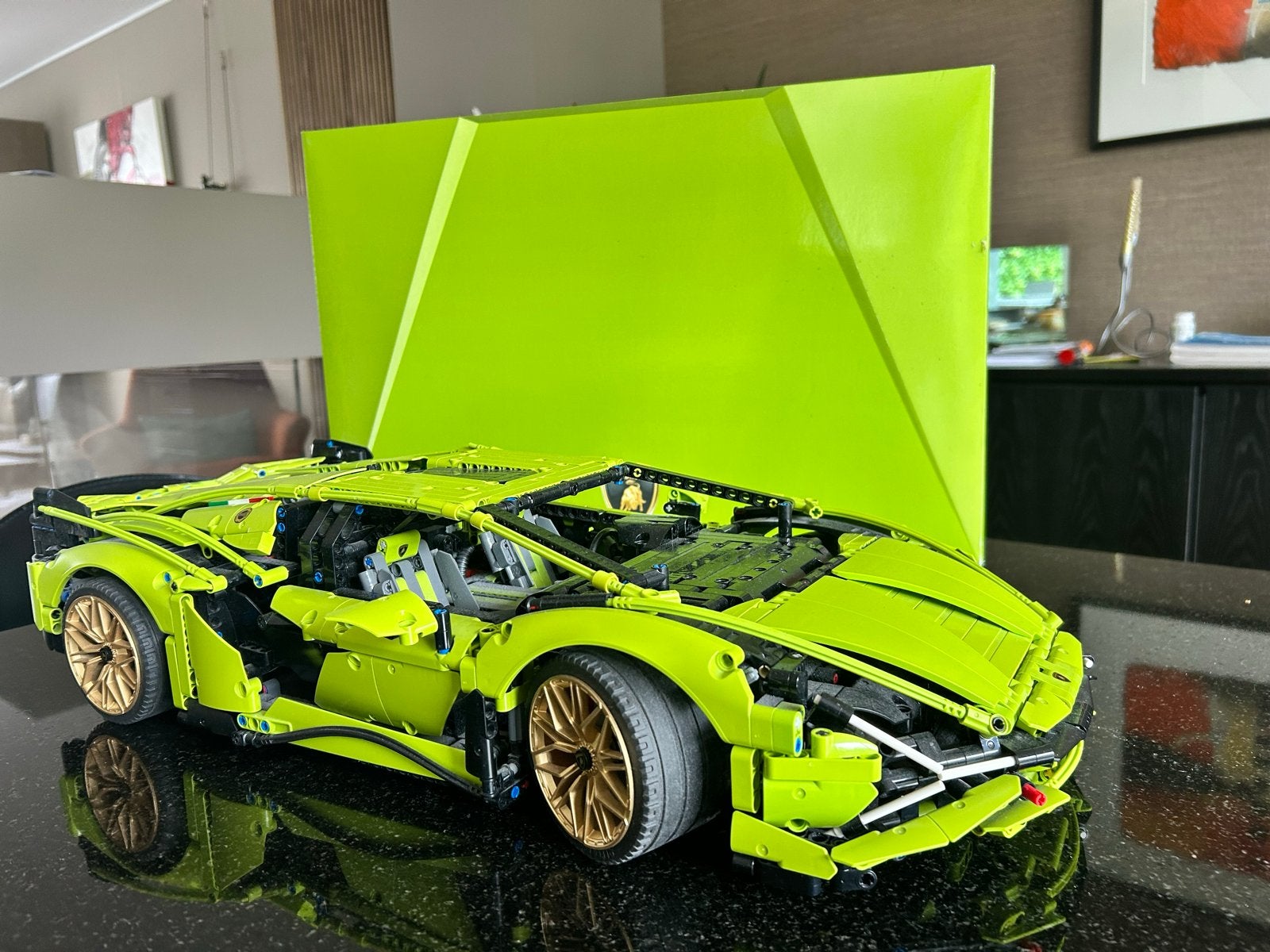 Lego Technic Lamborghini Sián FKP 37 - Zo goed als nieuw, Ophalen of Verzenden, Zo goed als nieuw, Lego, Technic