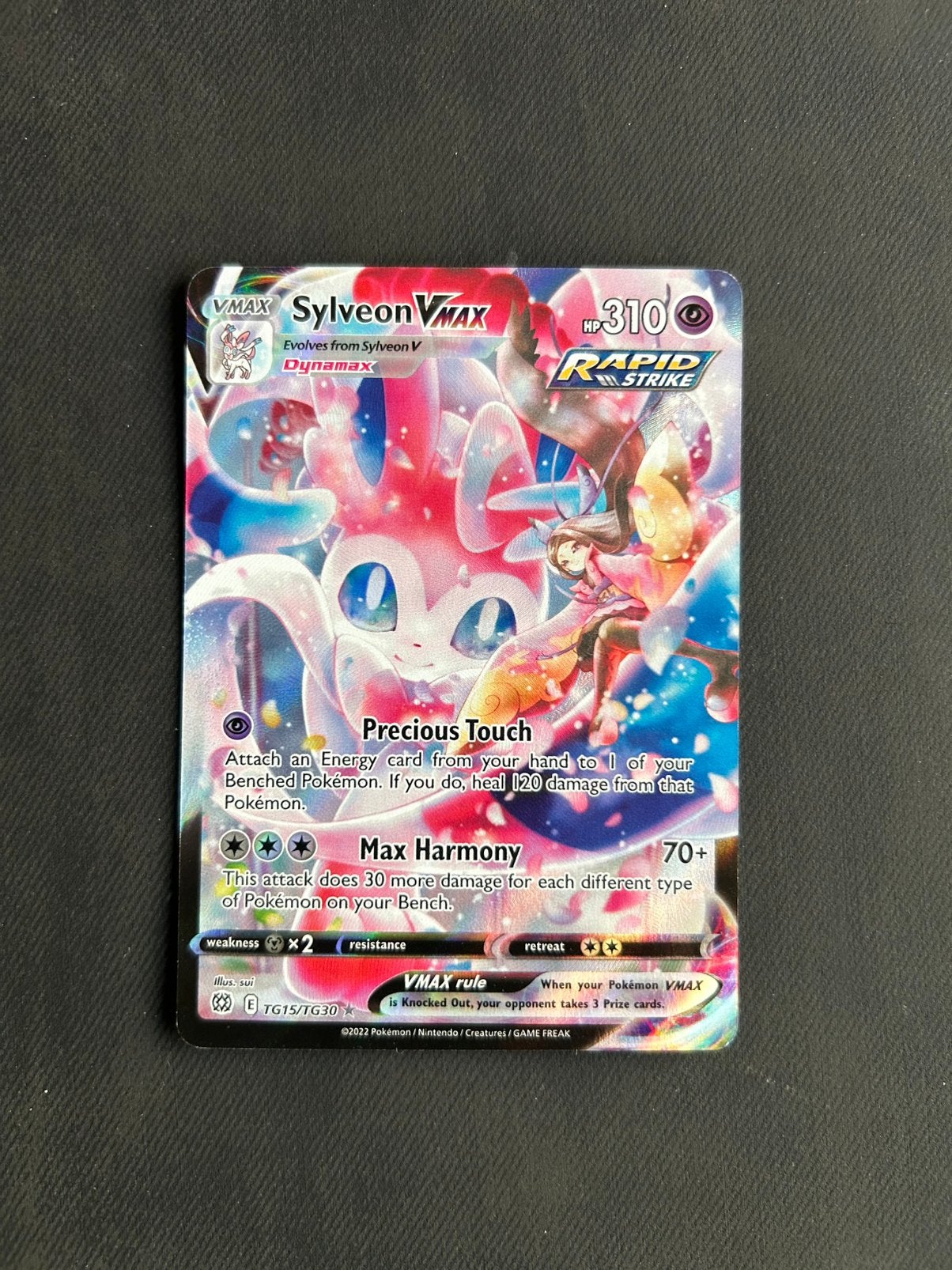 Sylveon VMAX (3), Ophalen of Verzenden, Nieuw, Losse kaart, Foil