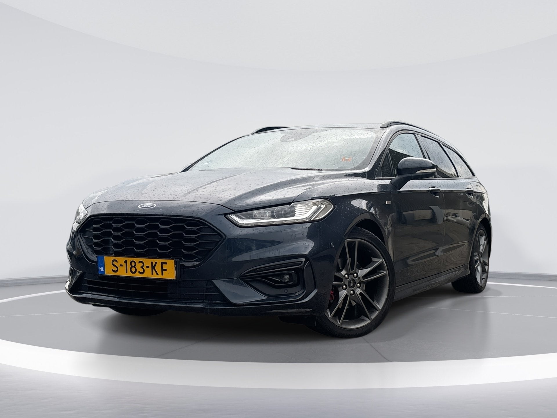 Ford Mondeo Wagon 2.0 IVCT HEV Vignale |STOEL+STUURVVERW|NAV, Gebruikt, 4 cilinders, Mondeo, Blauw