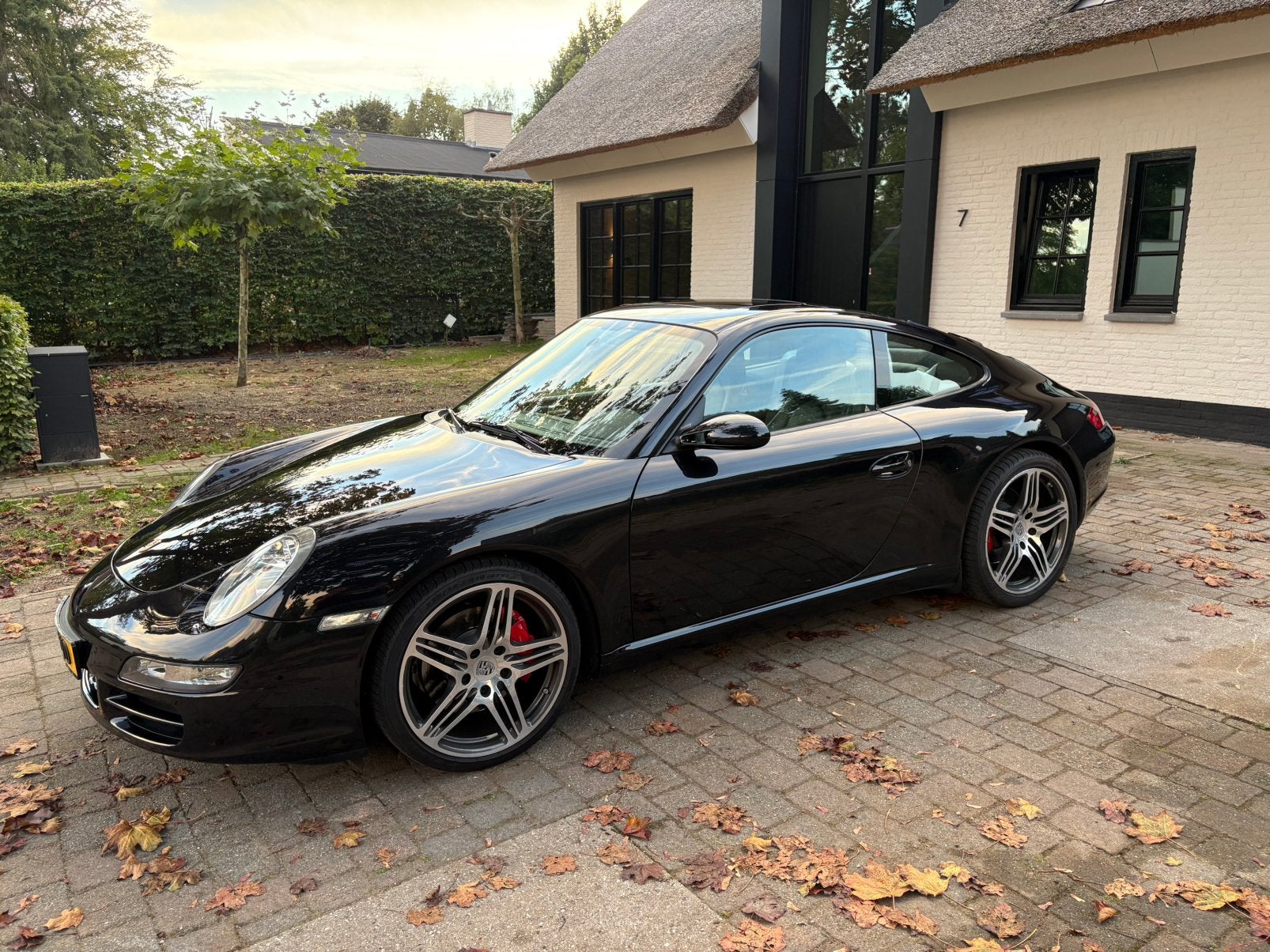 Porsche 911, 997, 3.8 Carrera S, Basalt Black Metallic, Automaat, Achterwielaandrijving, Overige kleuren, Leder