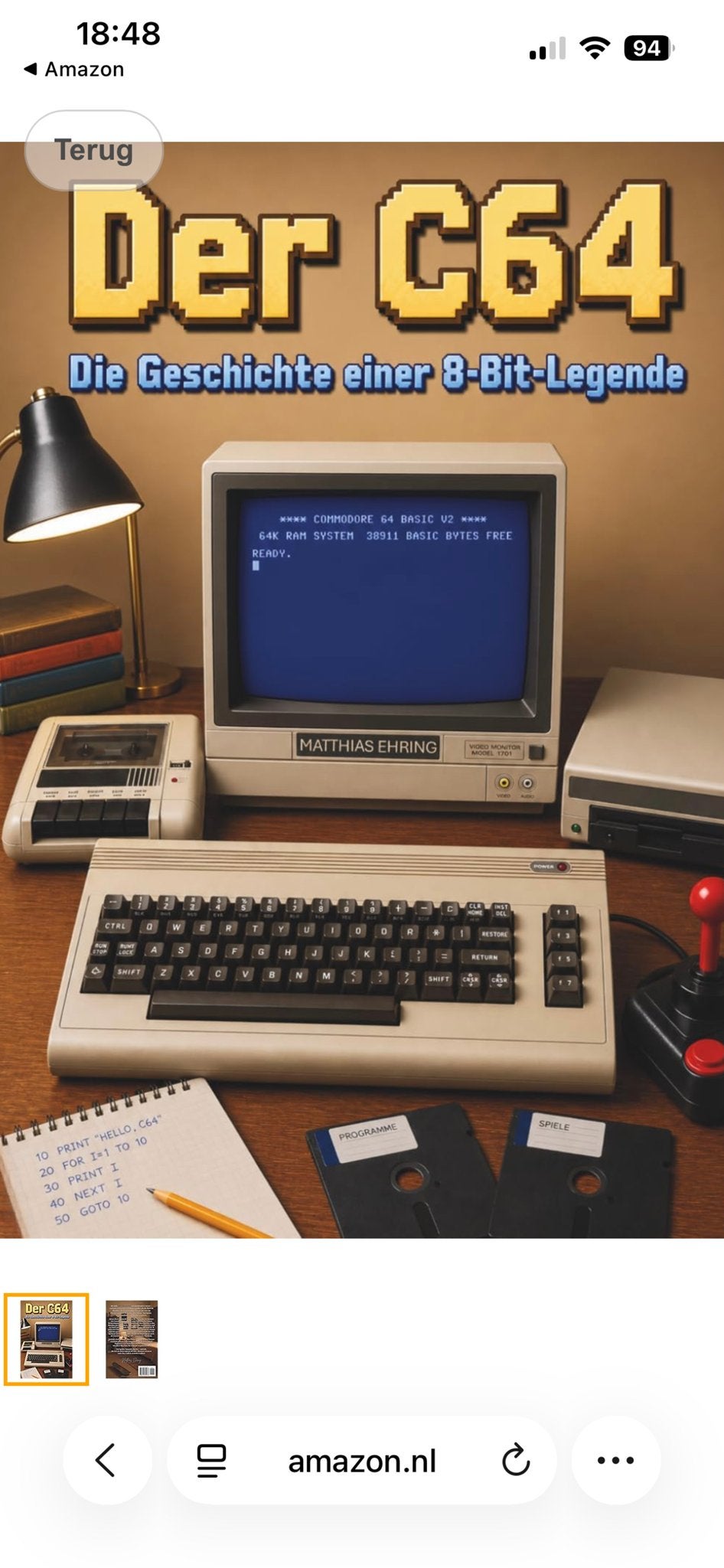 Commodore 64., Computers en Software, Vintage Computers, Ophalen of Verzenden