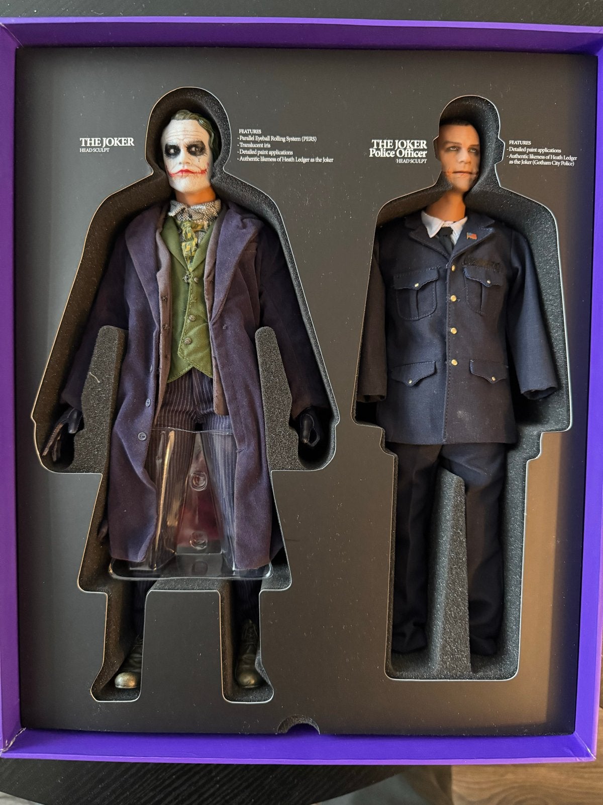 Hot Toys The Joker DX01 The Dark Knight 1/6 Schaal Figuur, Ophalen, Zo goed als nieuw